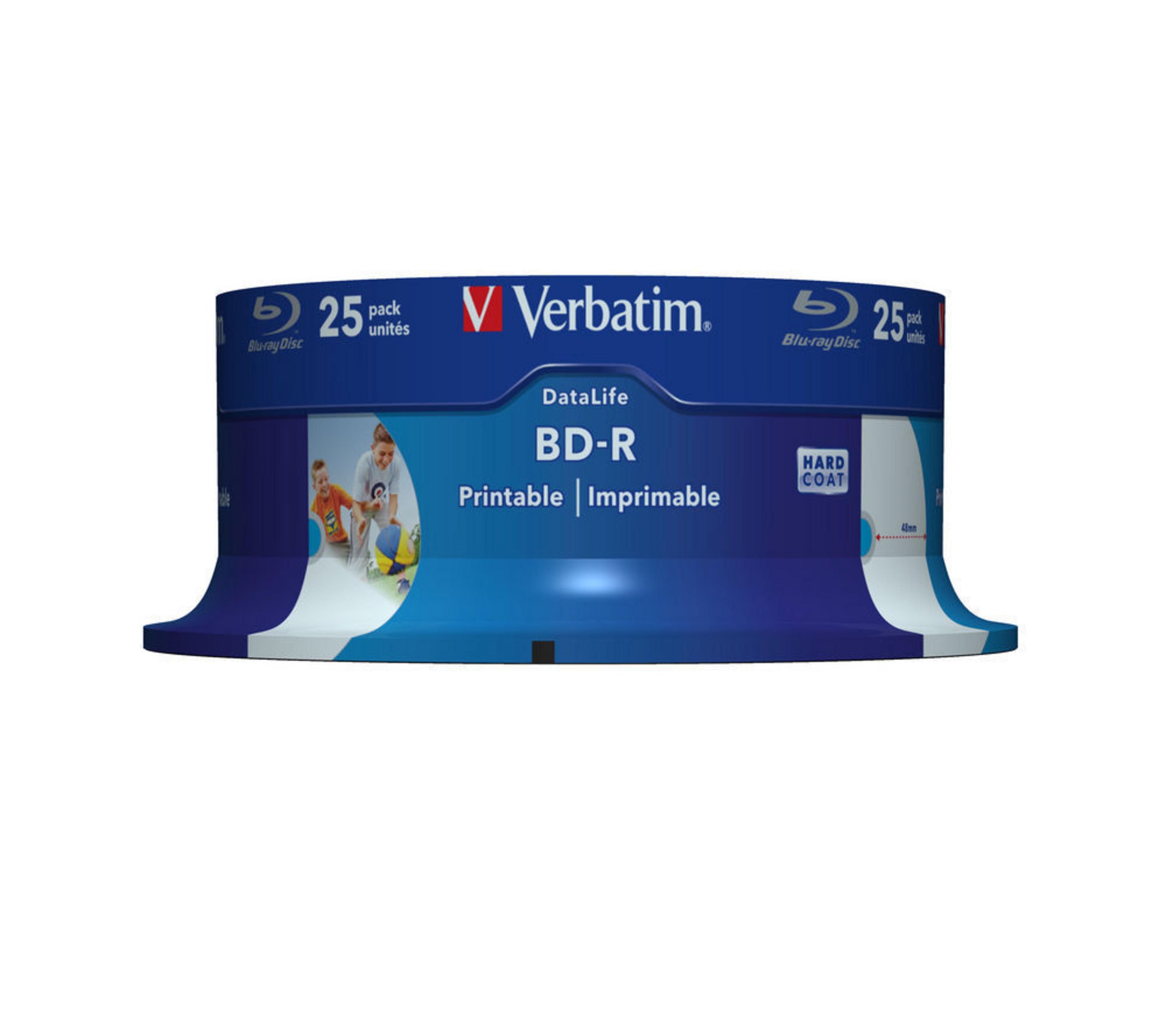Verbatim Blu-ray BD-R 25GB 6x SP 25-pack