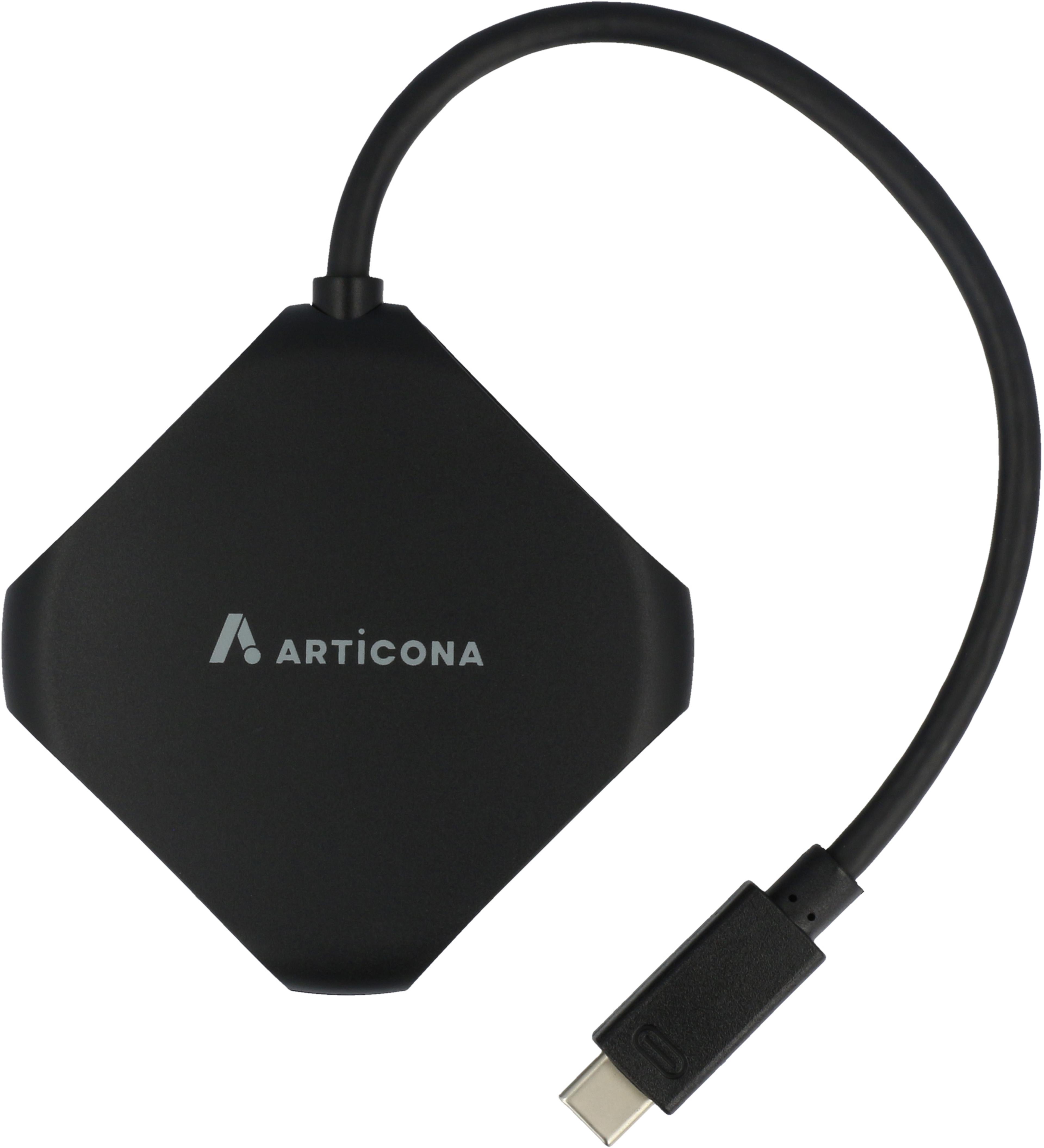 ARTICONA USB Hub 3.0 4-port USB-C Black