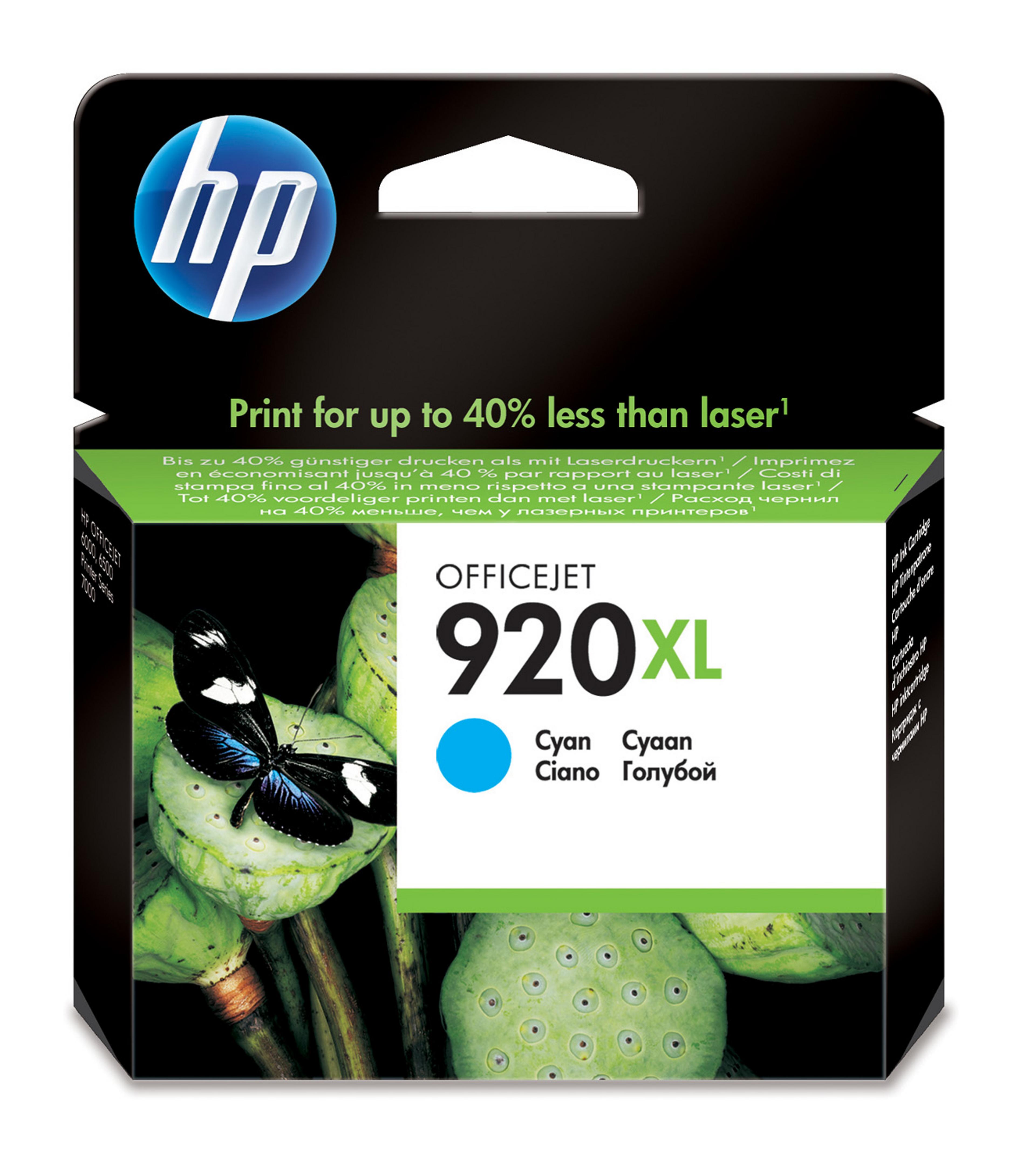 HP 920XL Ink Cyan