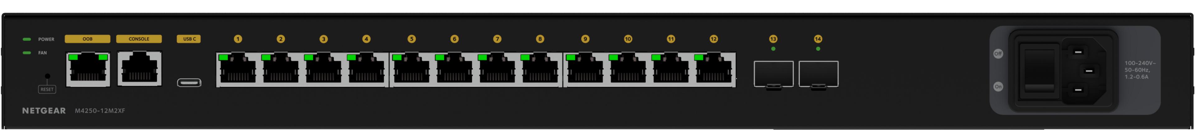 NETGEAR M4250-12M2XF AV Line Switch