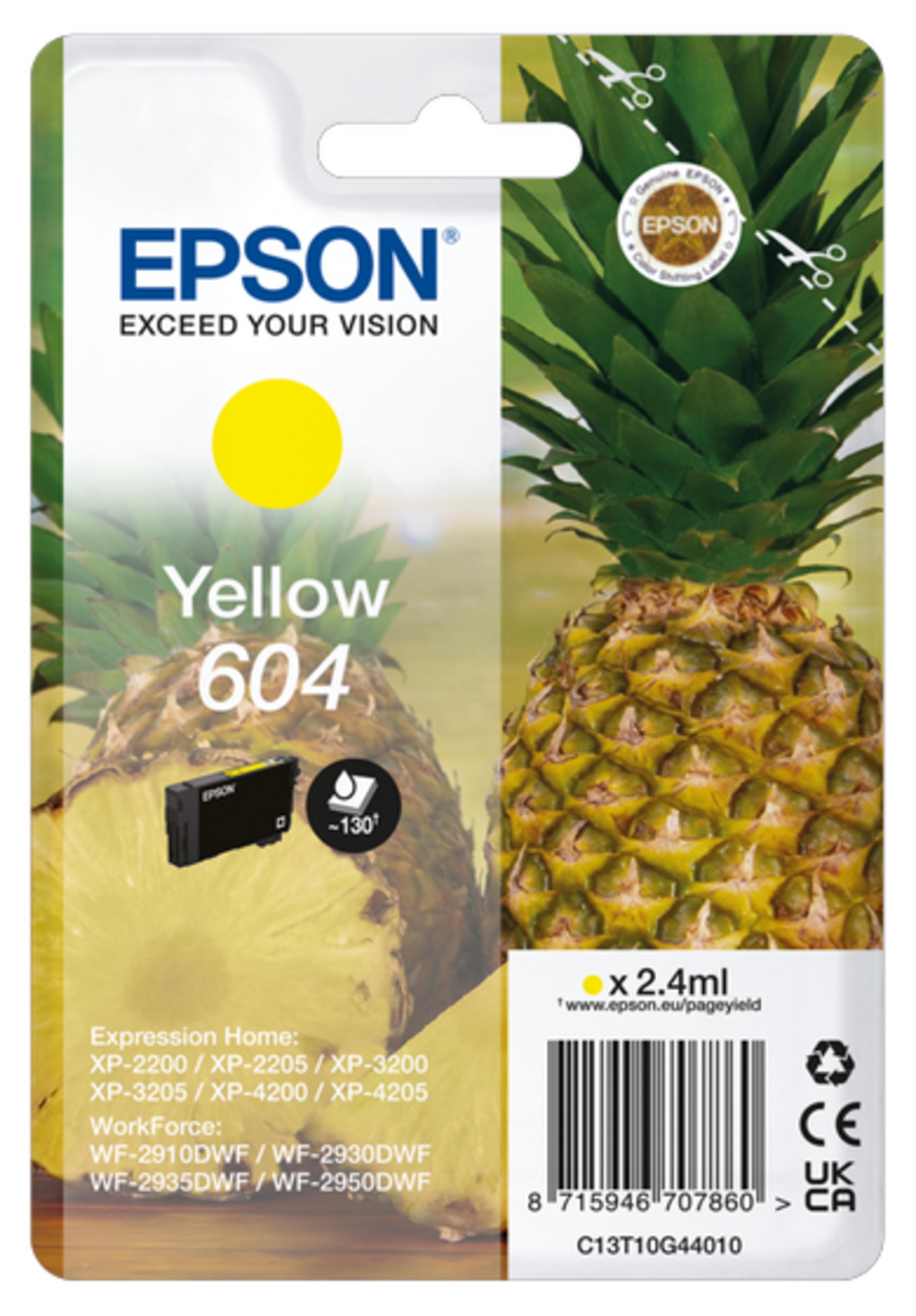 Epson Singlep. 604 Ananas-Tinte gelb