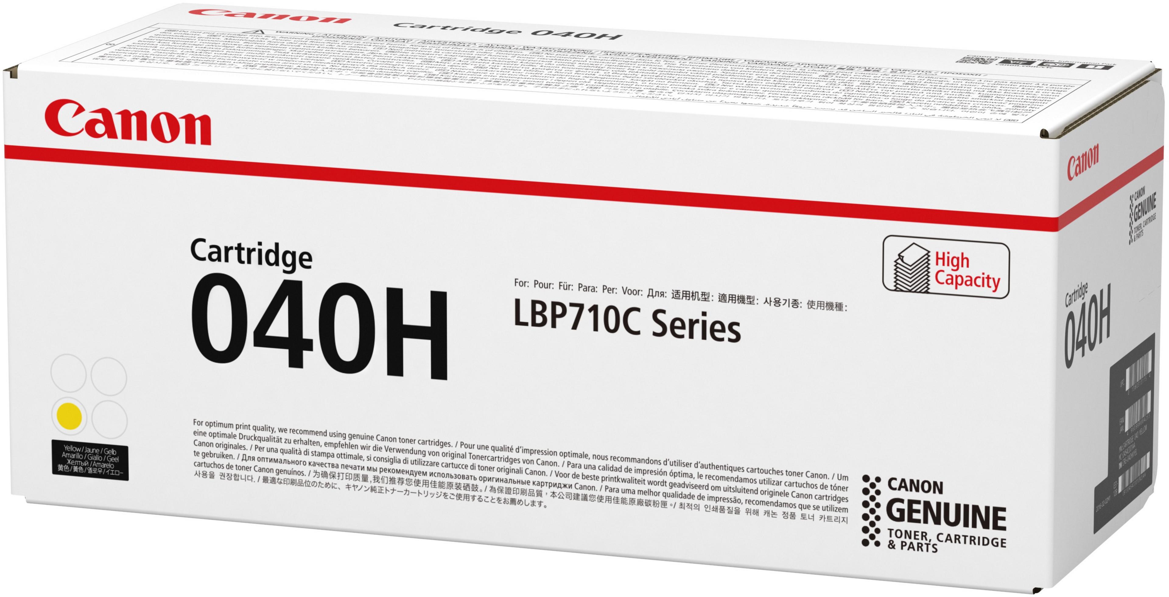 Toner Canon 040H amarelo