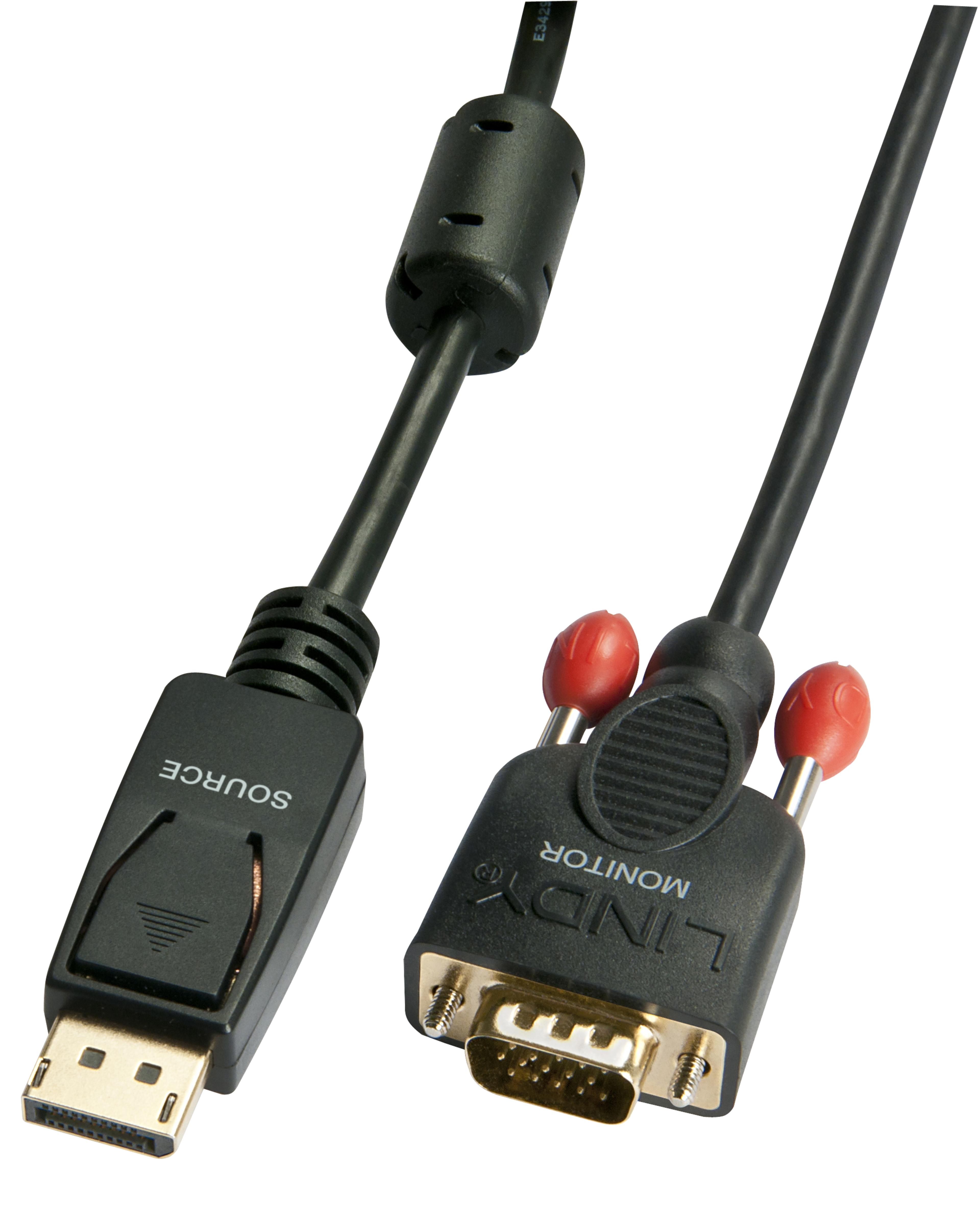 Câble DisplayPort m. - VGA (HD15) m. 3 m