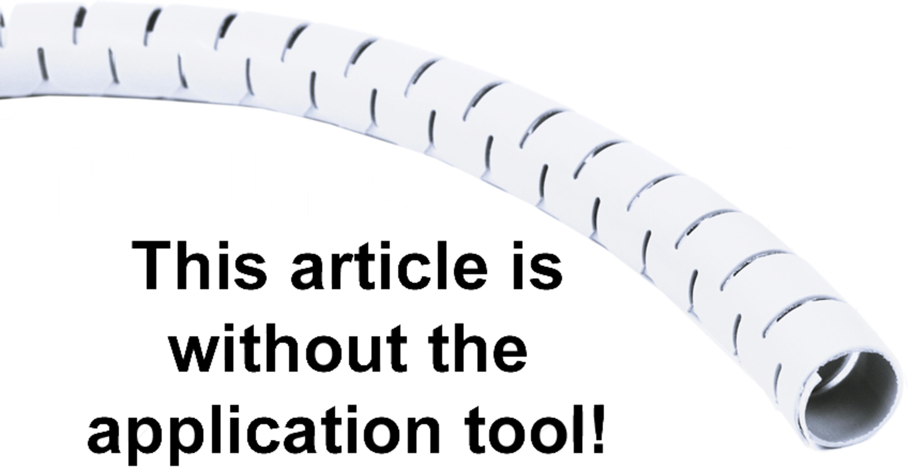 Cable Eater D=15mm 25m, White