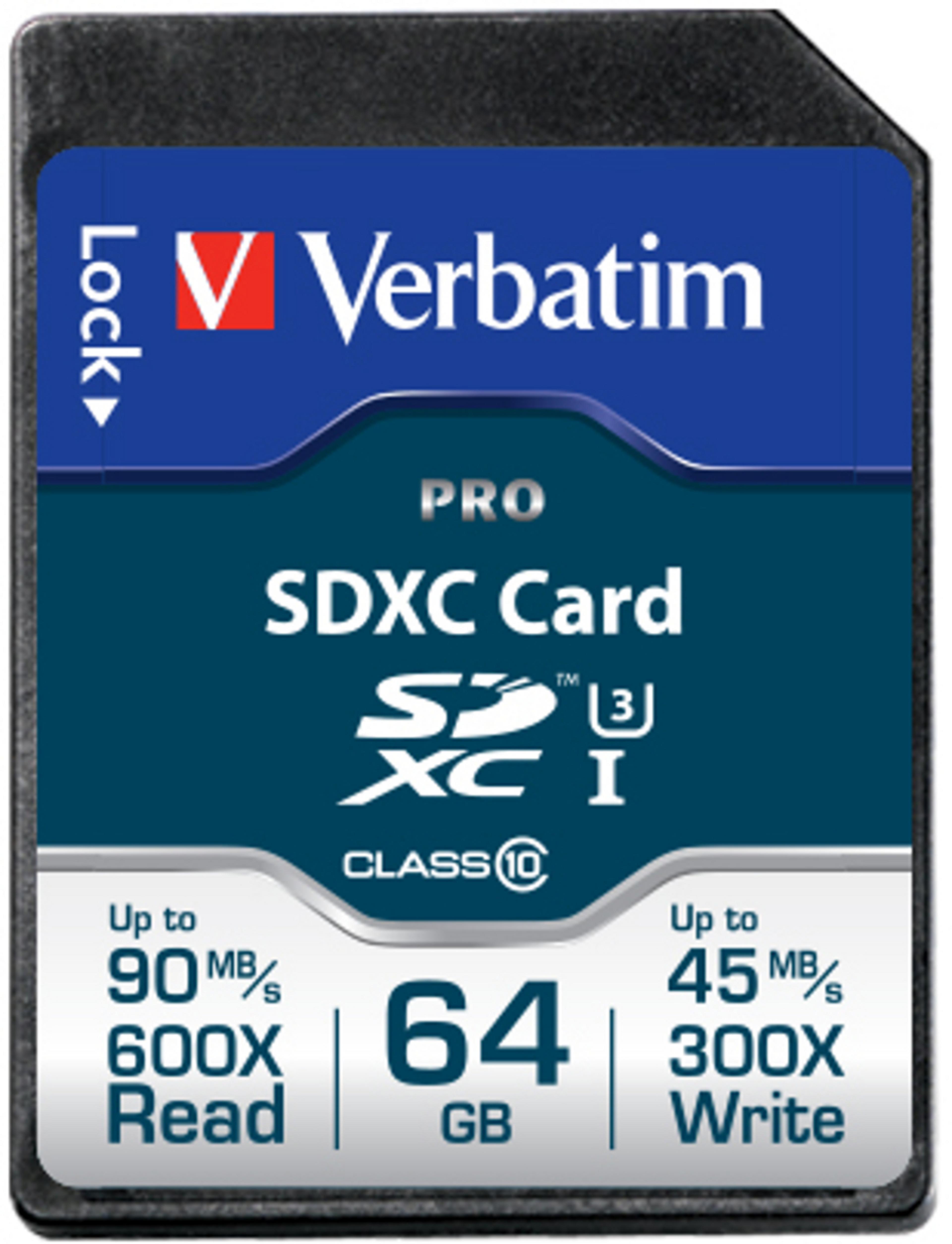 Verbatim Pro U3 64GB SDXC Card