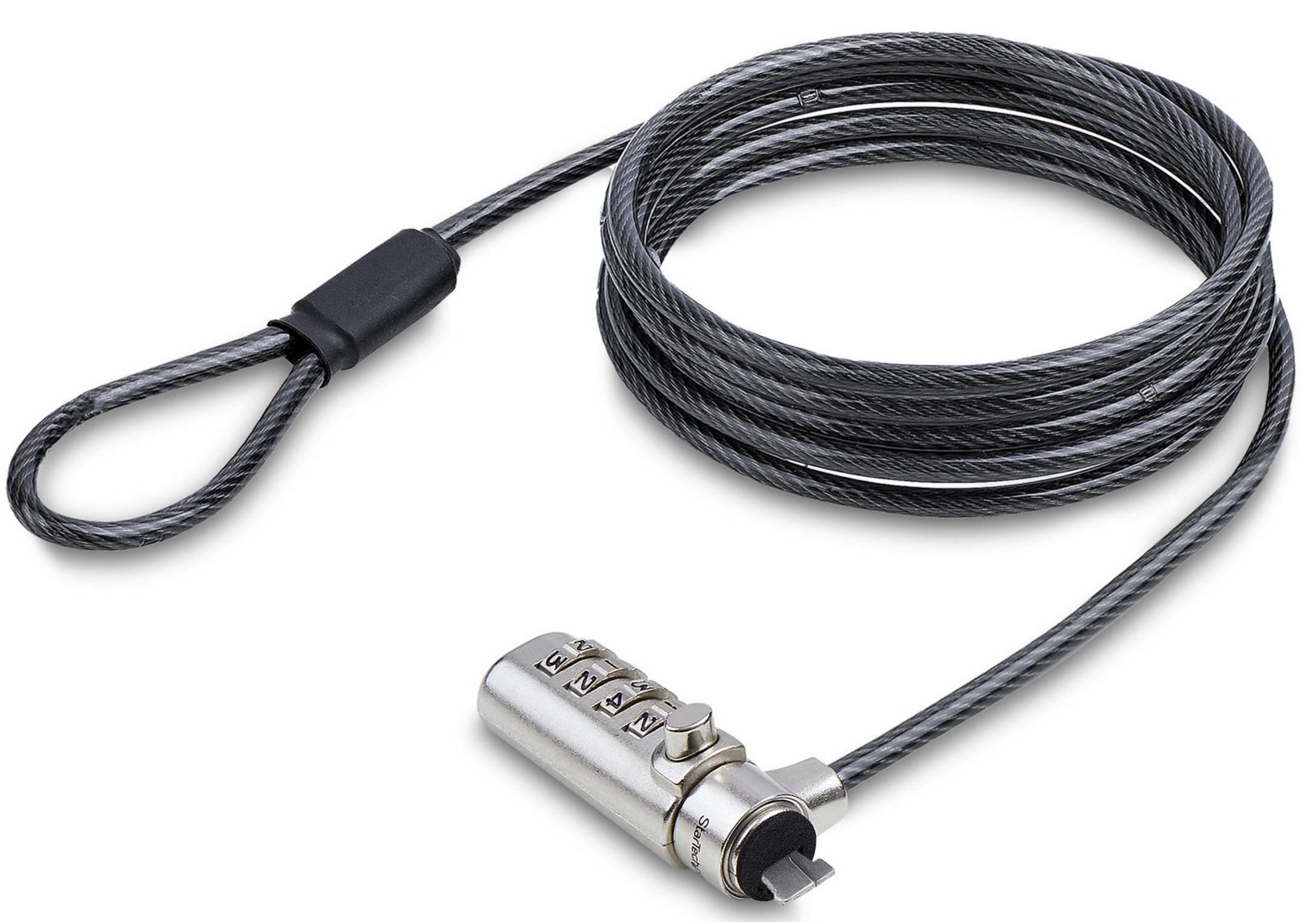 StarTech Cable Lock 4-digit K-Slot 1.5m