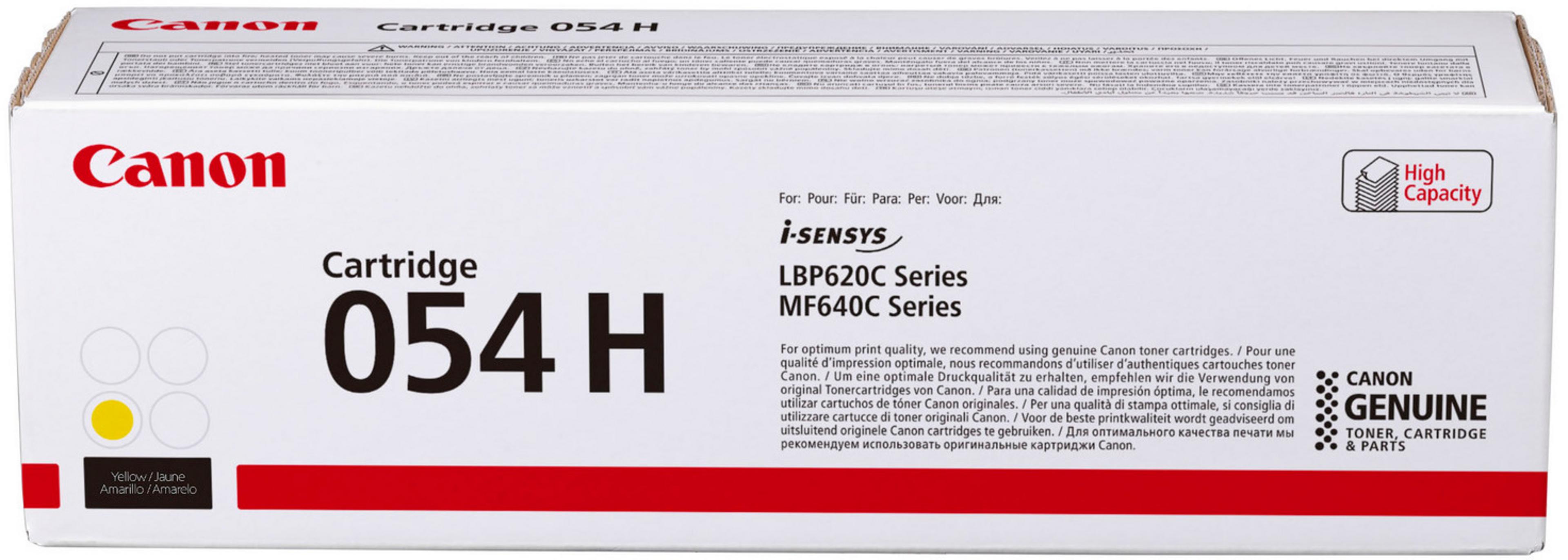 Canon 054H Toner Yellow