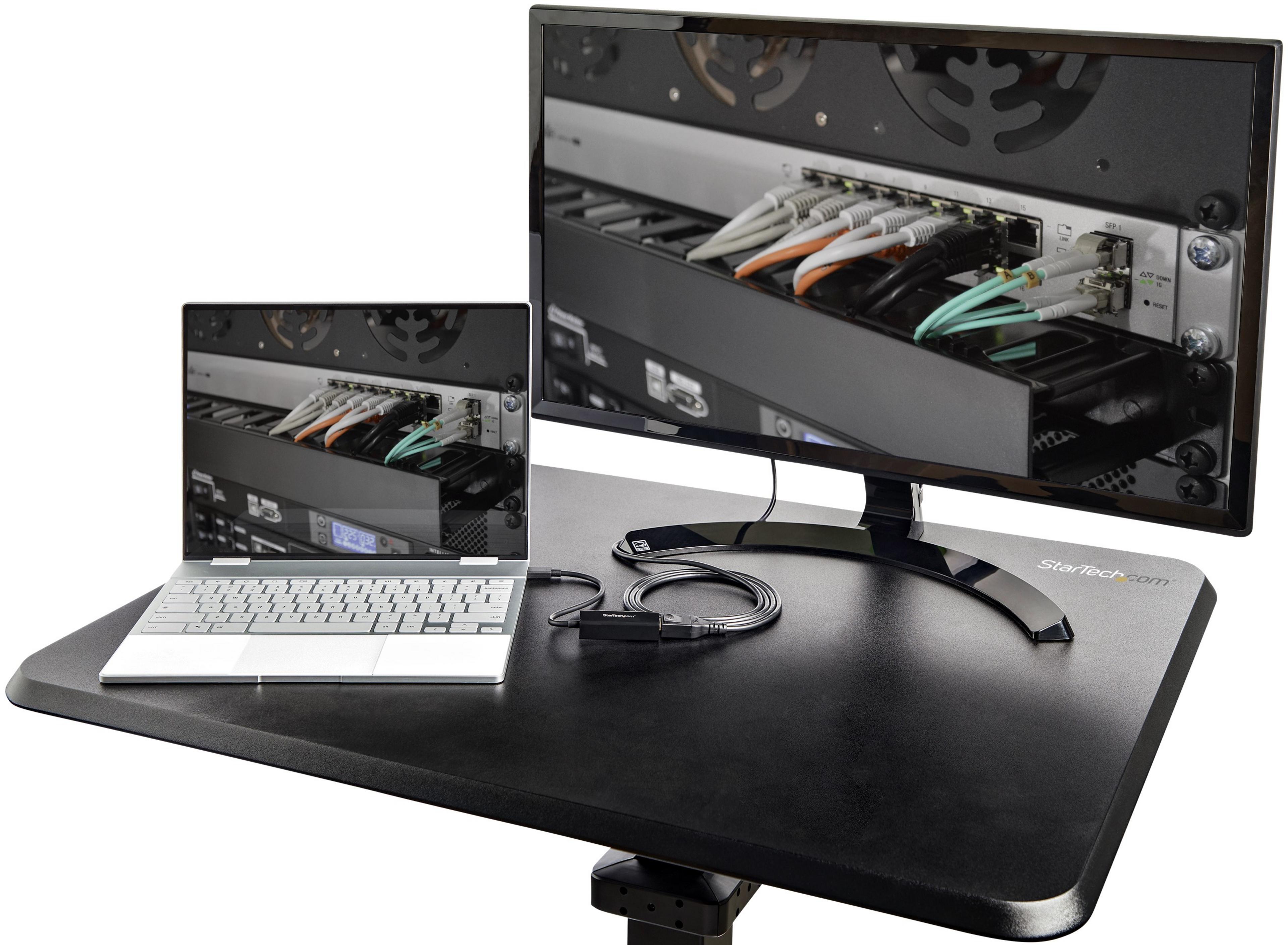 StarTech Mobile Sit-Stand Workstation