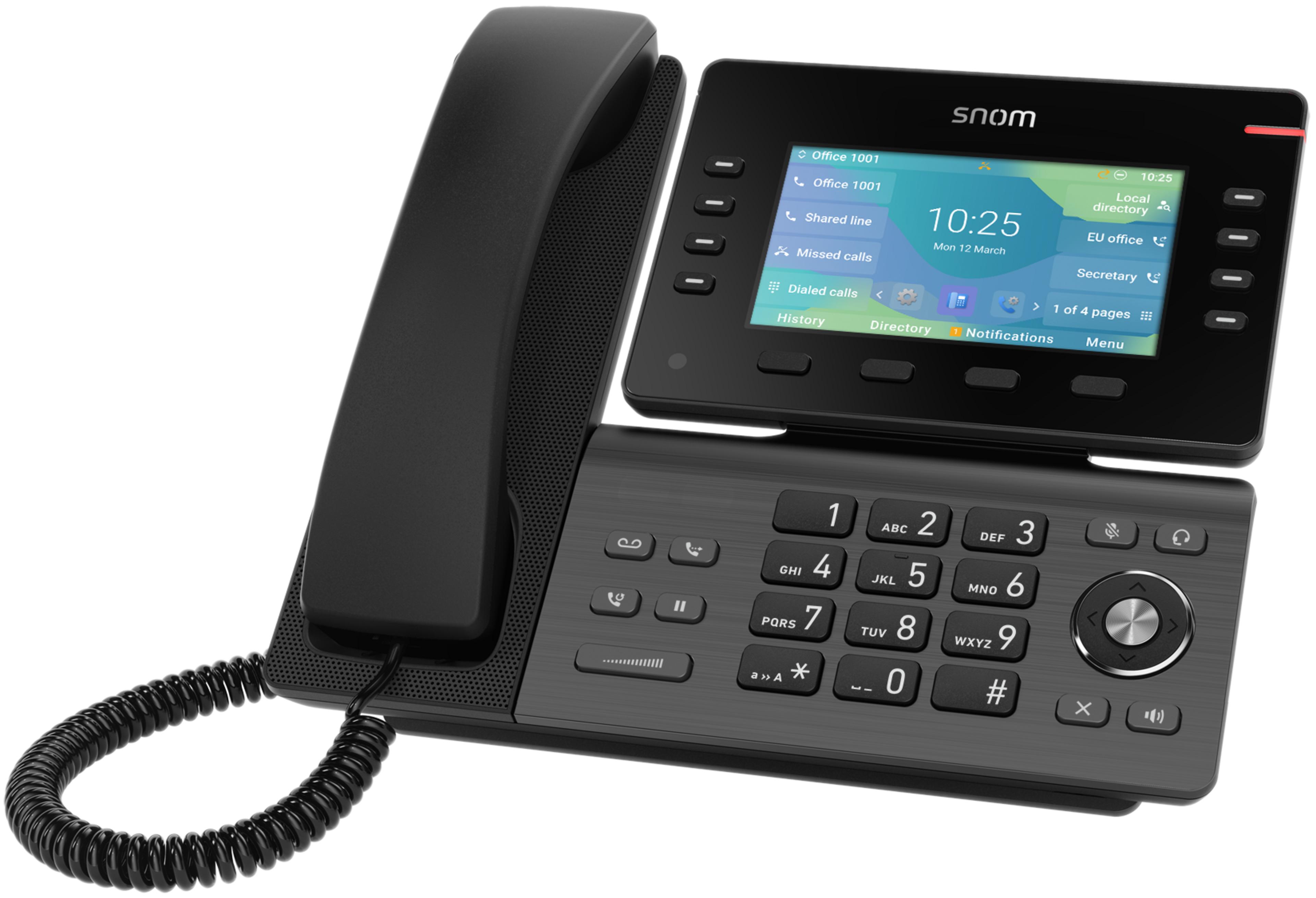 Snom D862 IP Desk Phone Black
