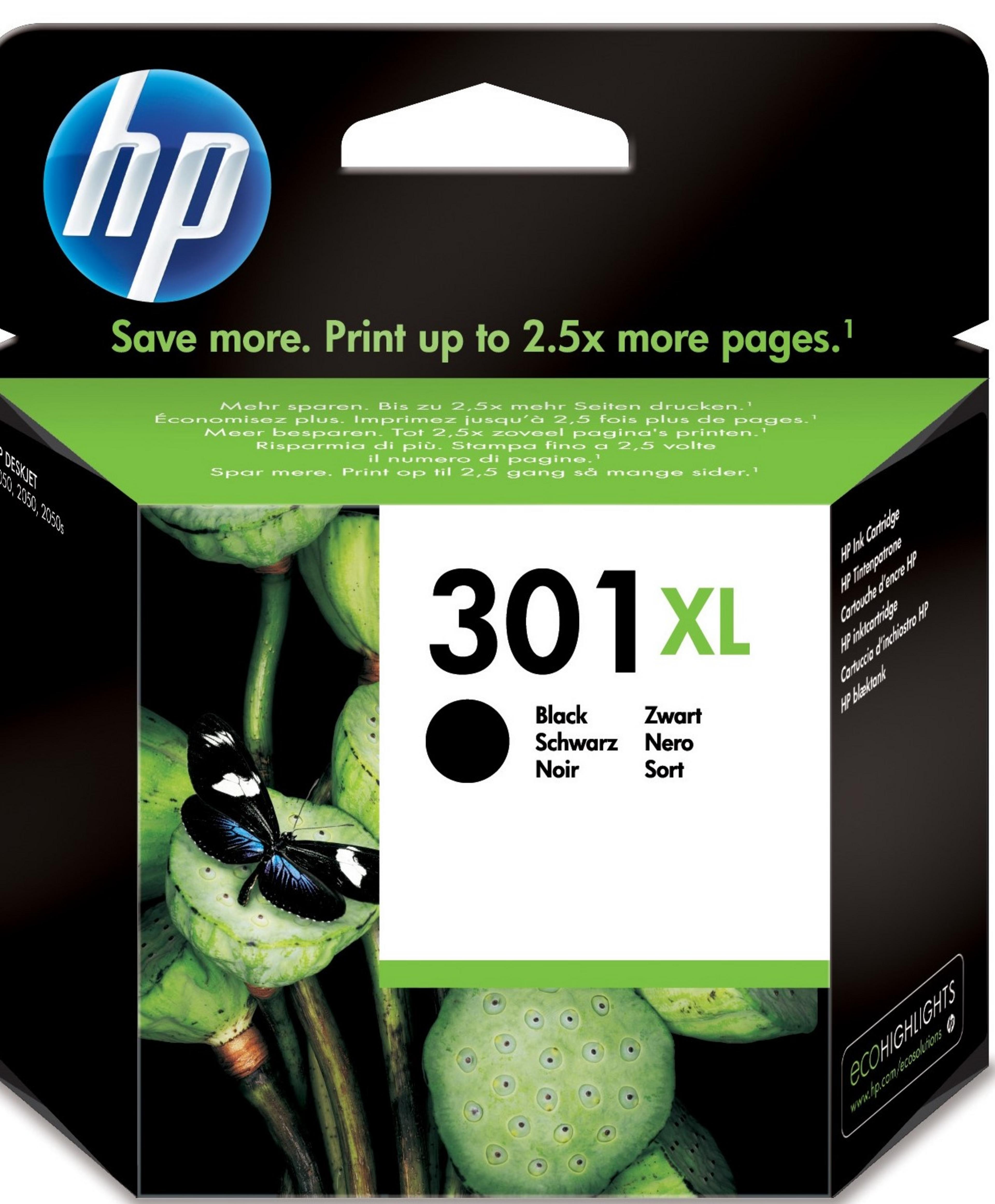 Encre HP 301XL, noir