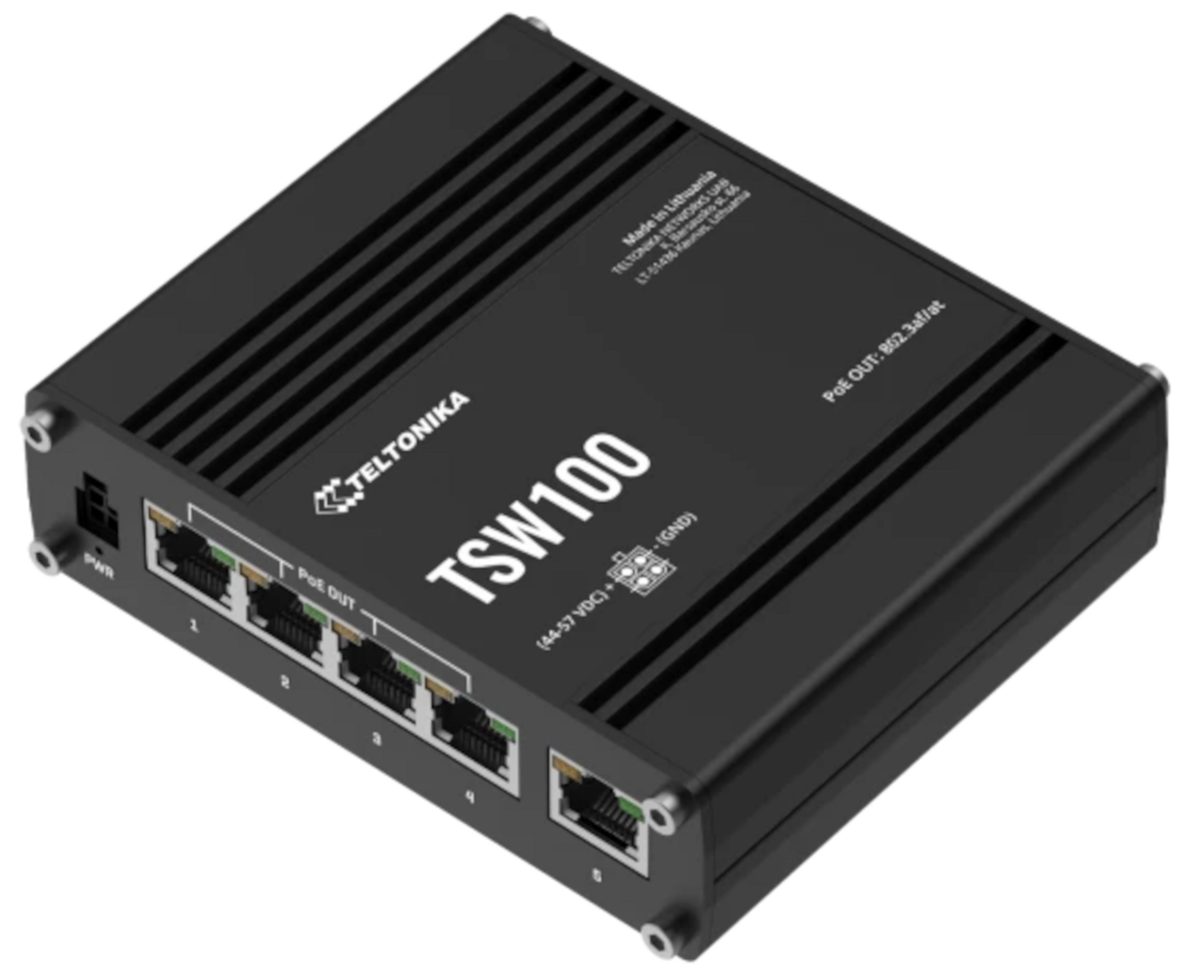 Teltonika TSW100 PoE+ Ethernet Switch