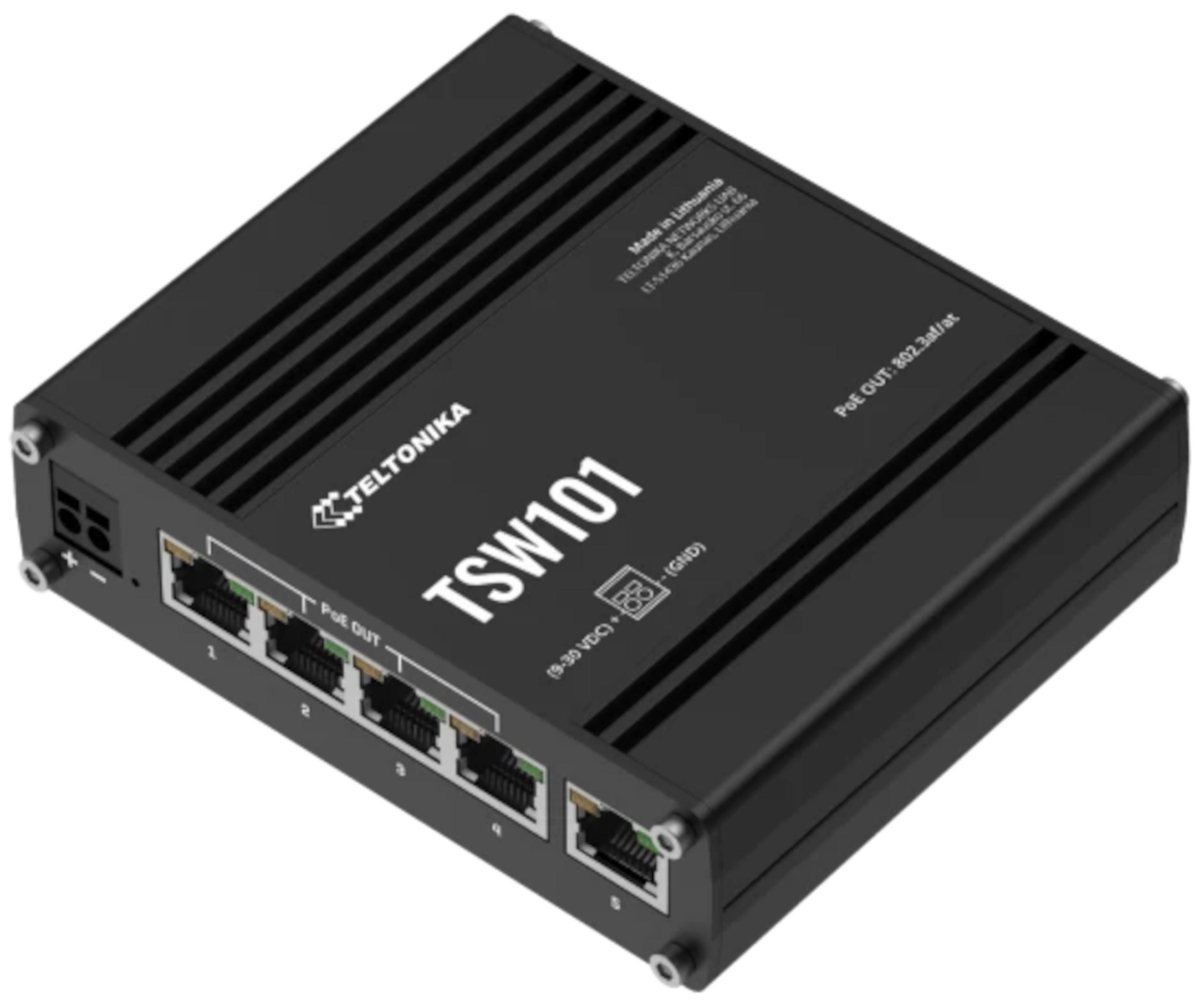 Teltonika TSW101 Automotive PoE+ Switch