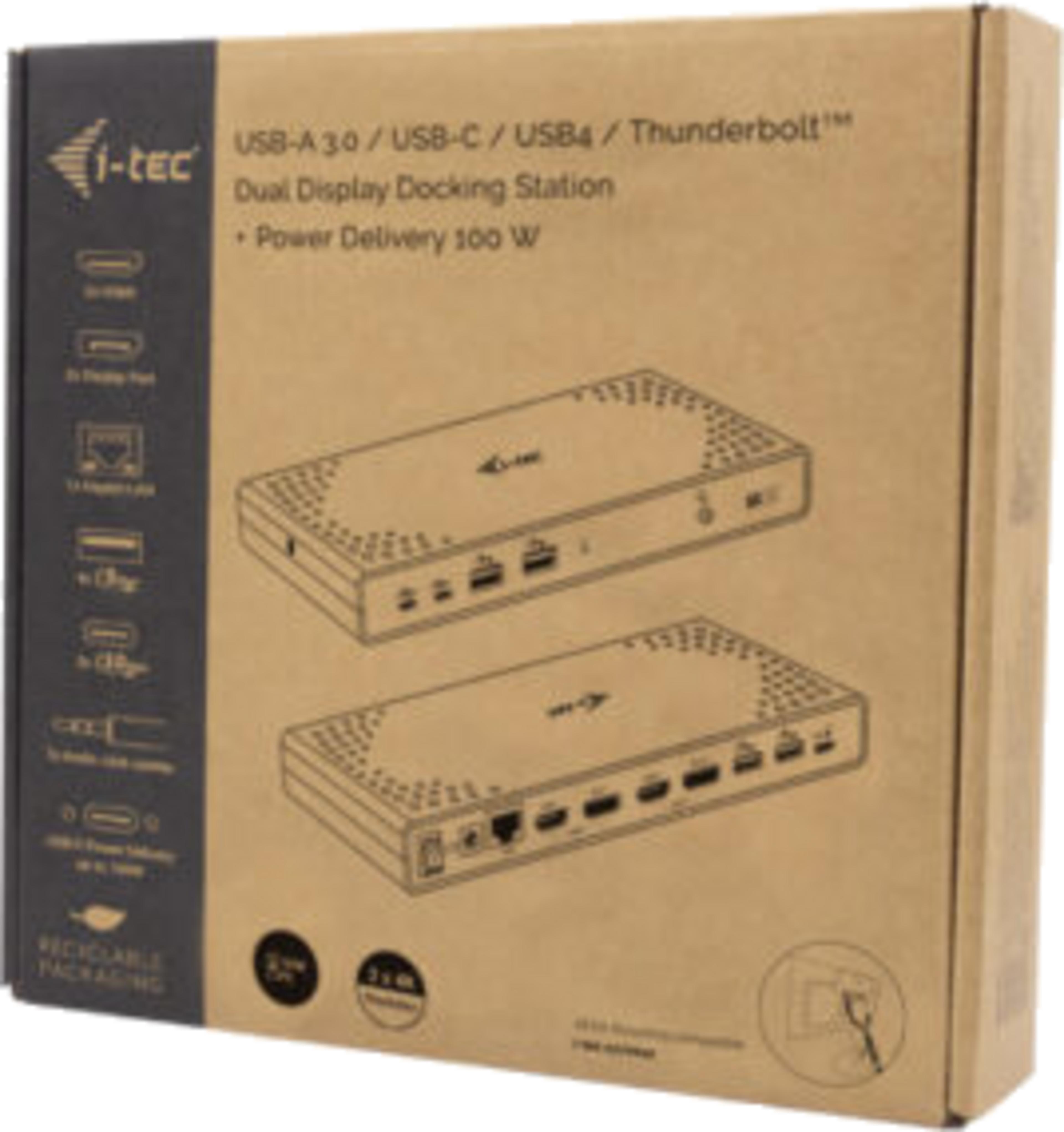 i-tec USB-C - 2x HDM/DisplayPort Dock