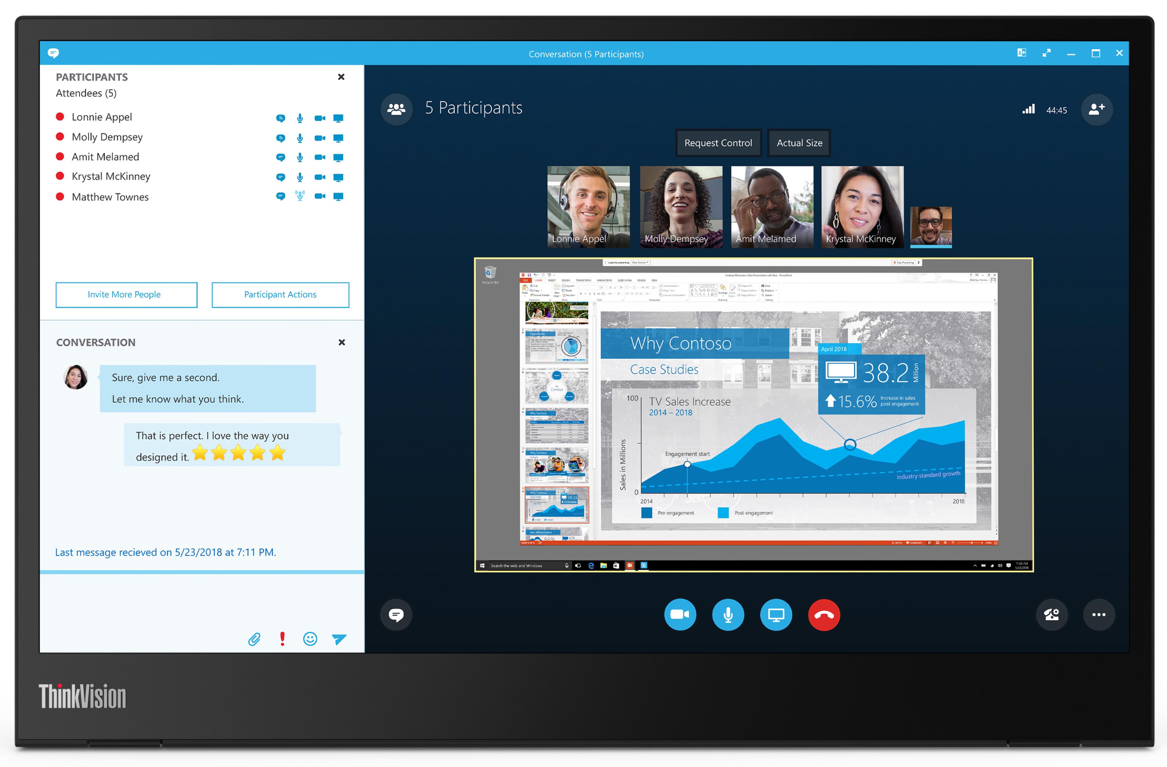 Lenovo ThinkVision M14 Portable Monitor