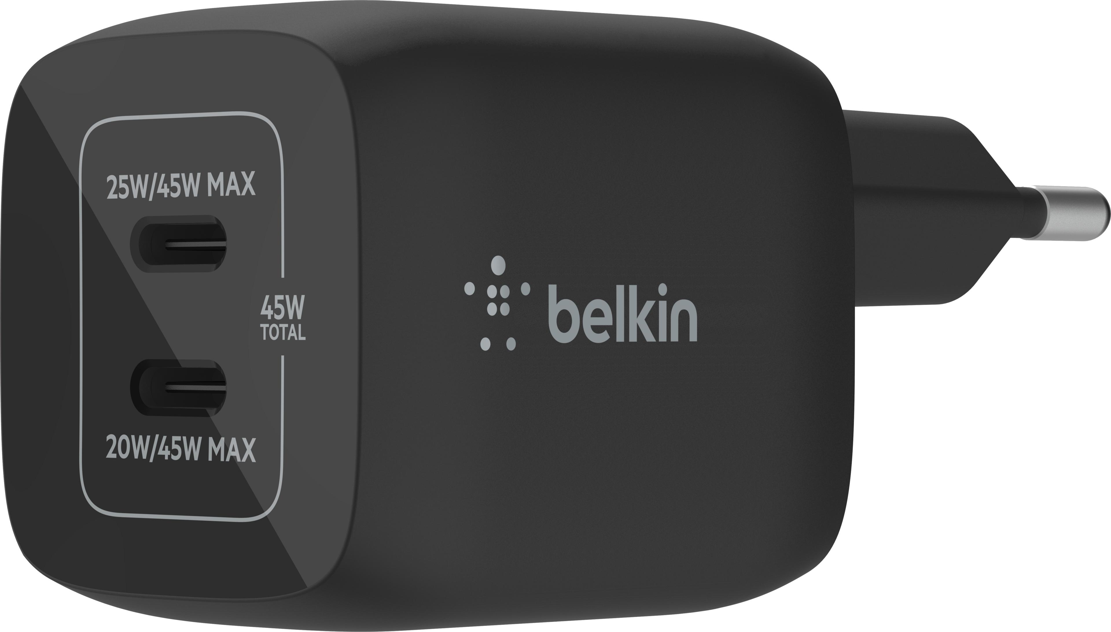 Belkin 45 W Dual USB-C GaN Ladeadapter