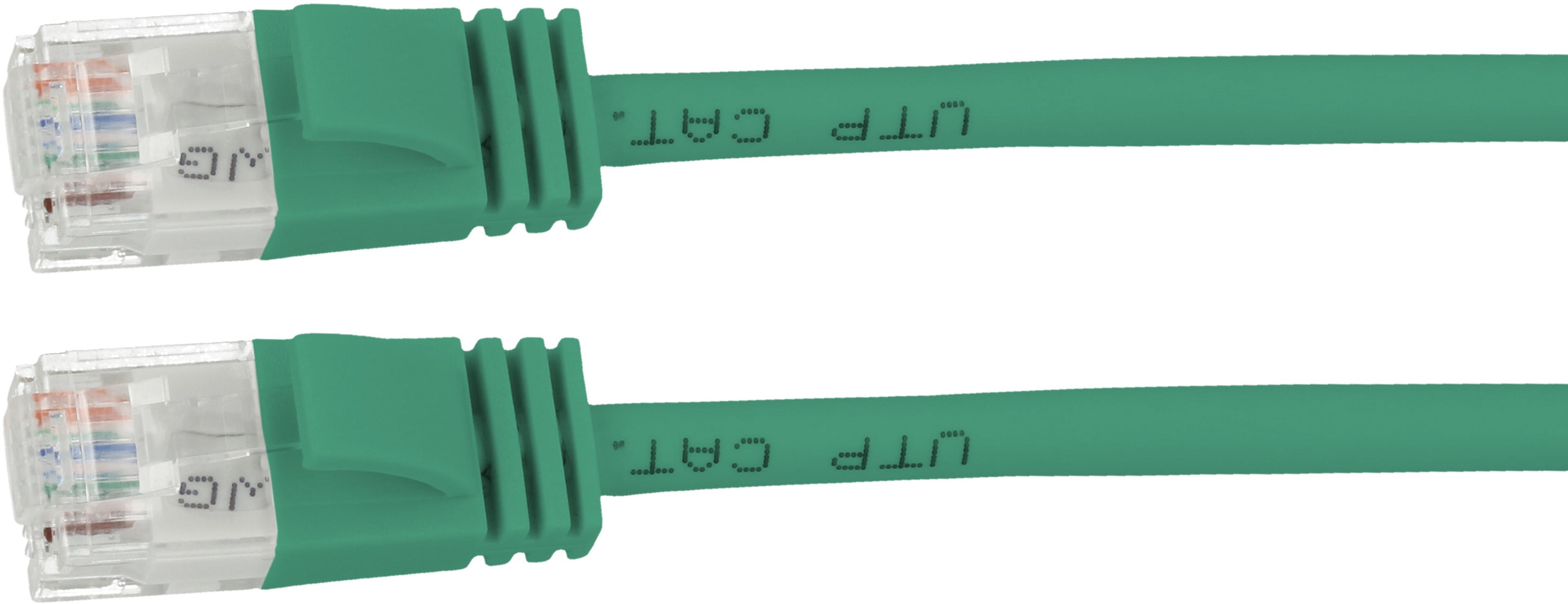 Cable patch RJ45 U/UTP Cat6a 2 m verde
