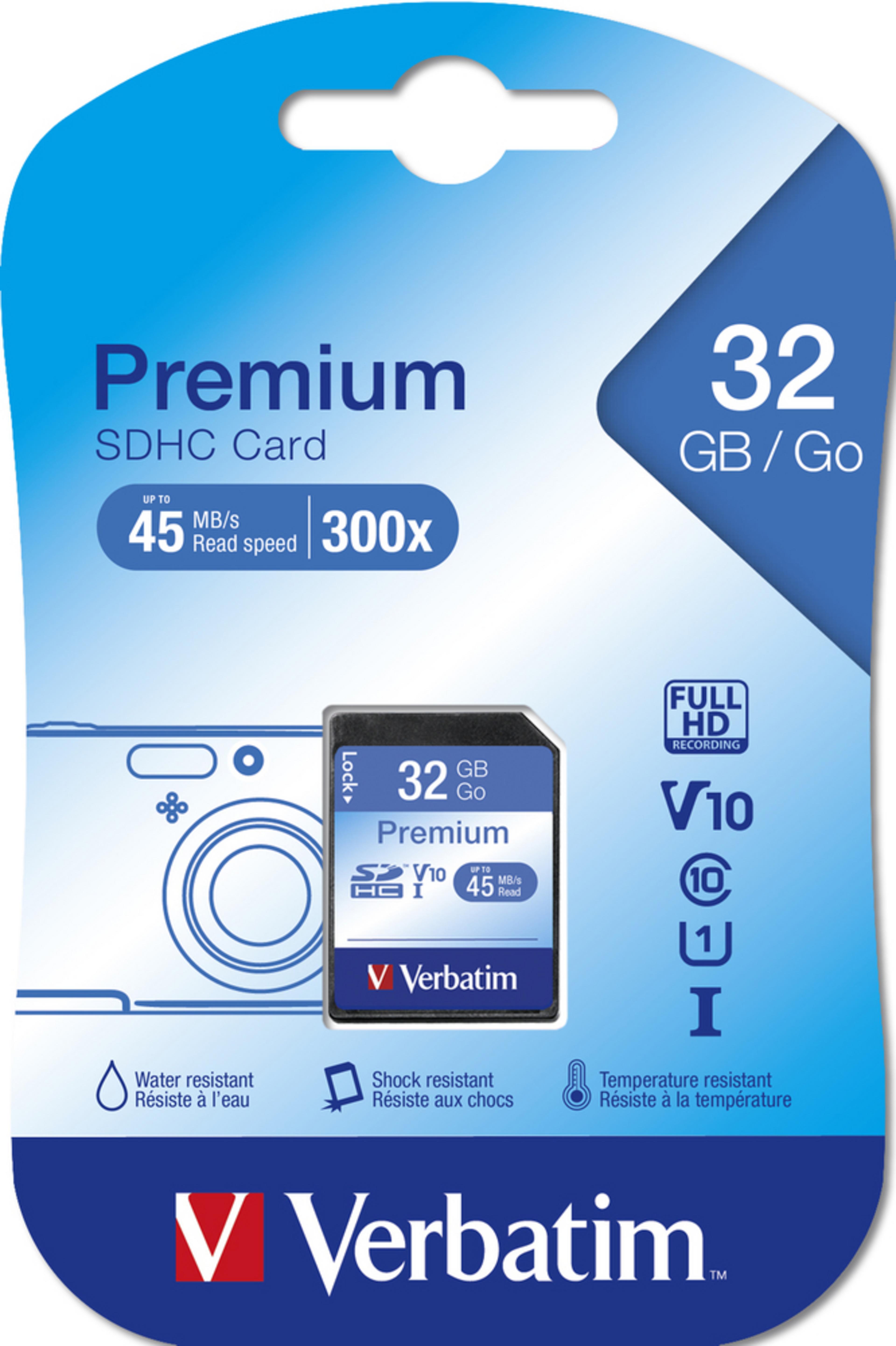 Verbatim Premium SDHC Card 32GB