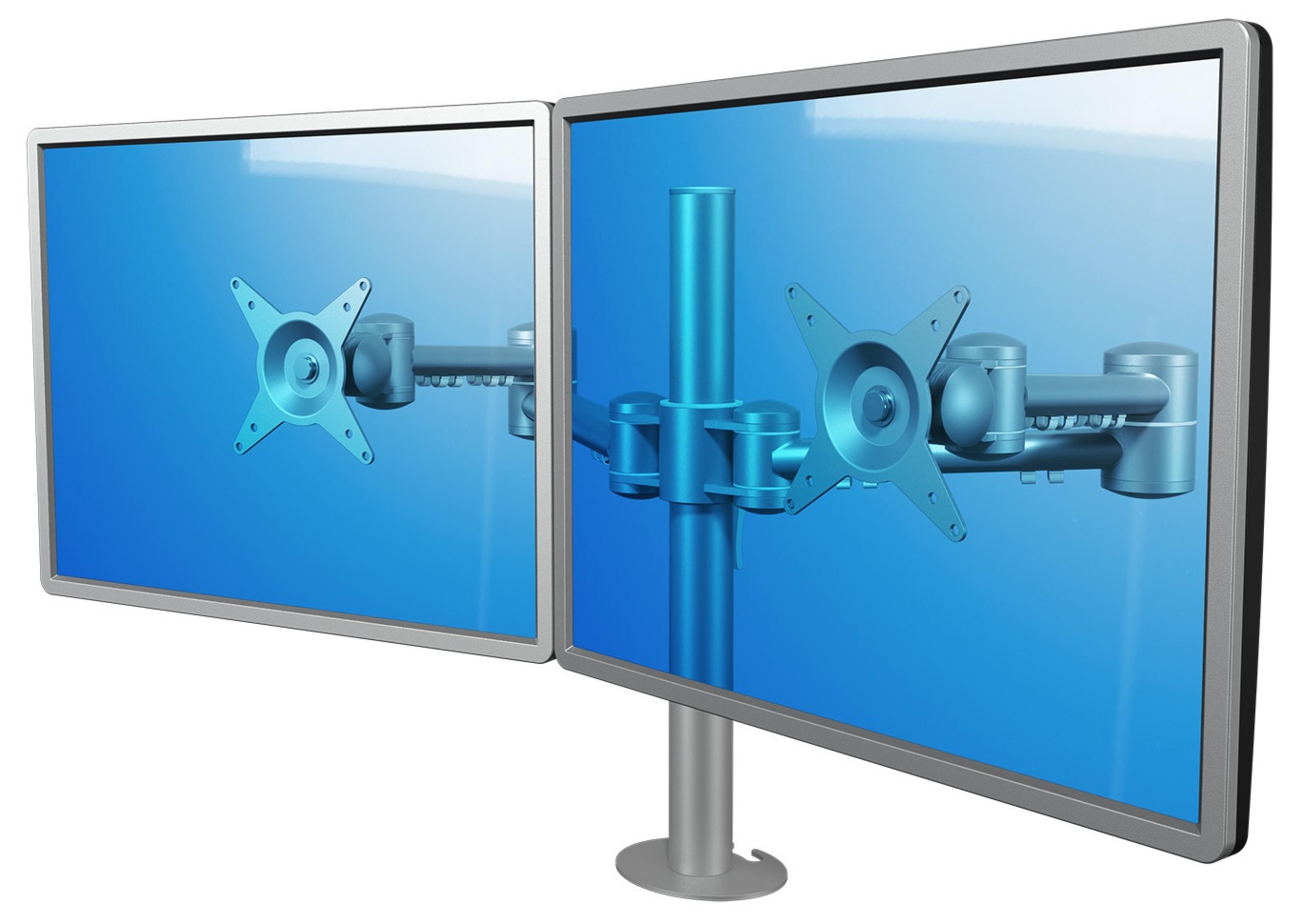 Dataflex Viewmate Dual Tischhalterung