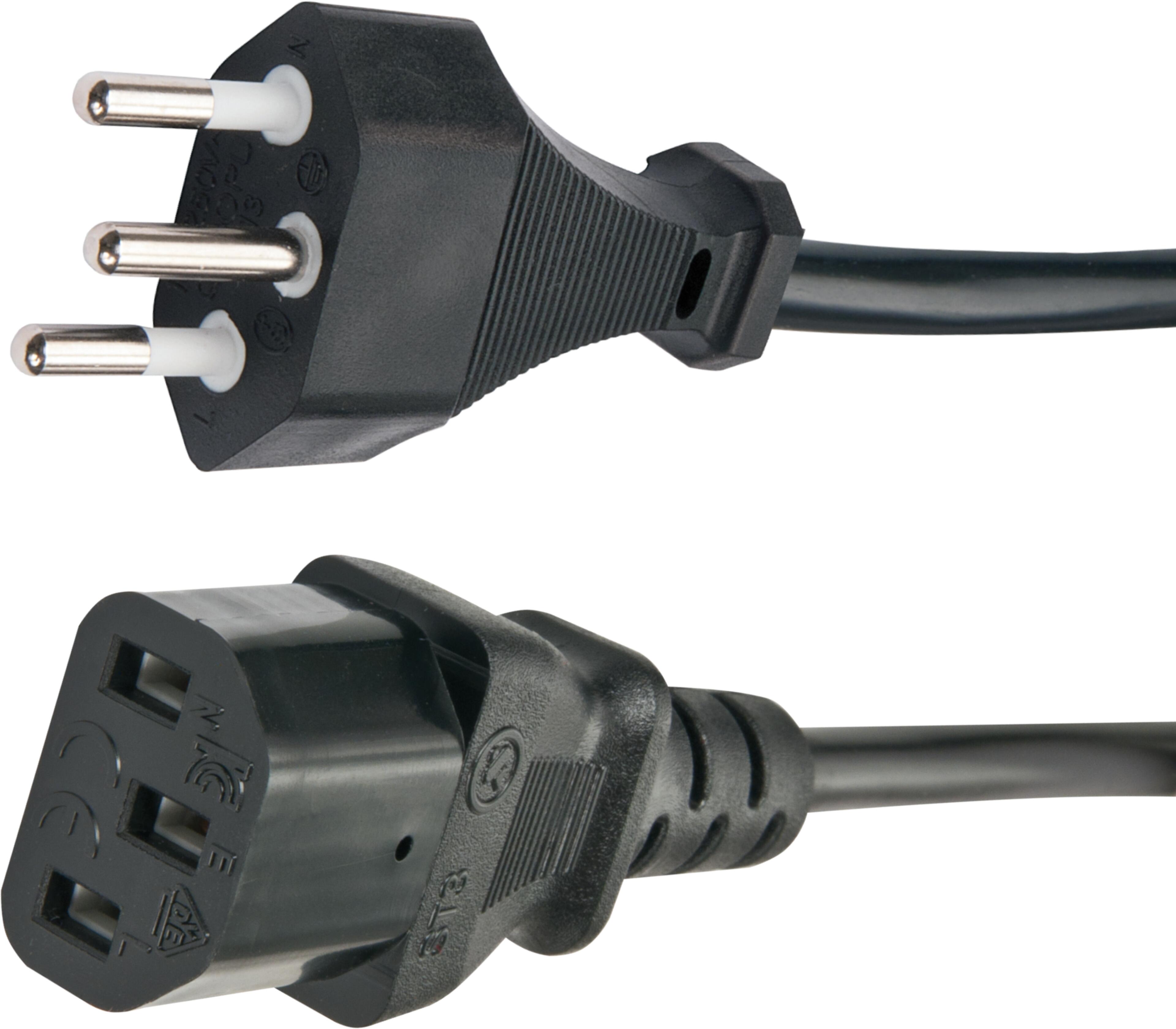 Netzkabel StromSt - C13 2 m schwarz