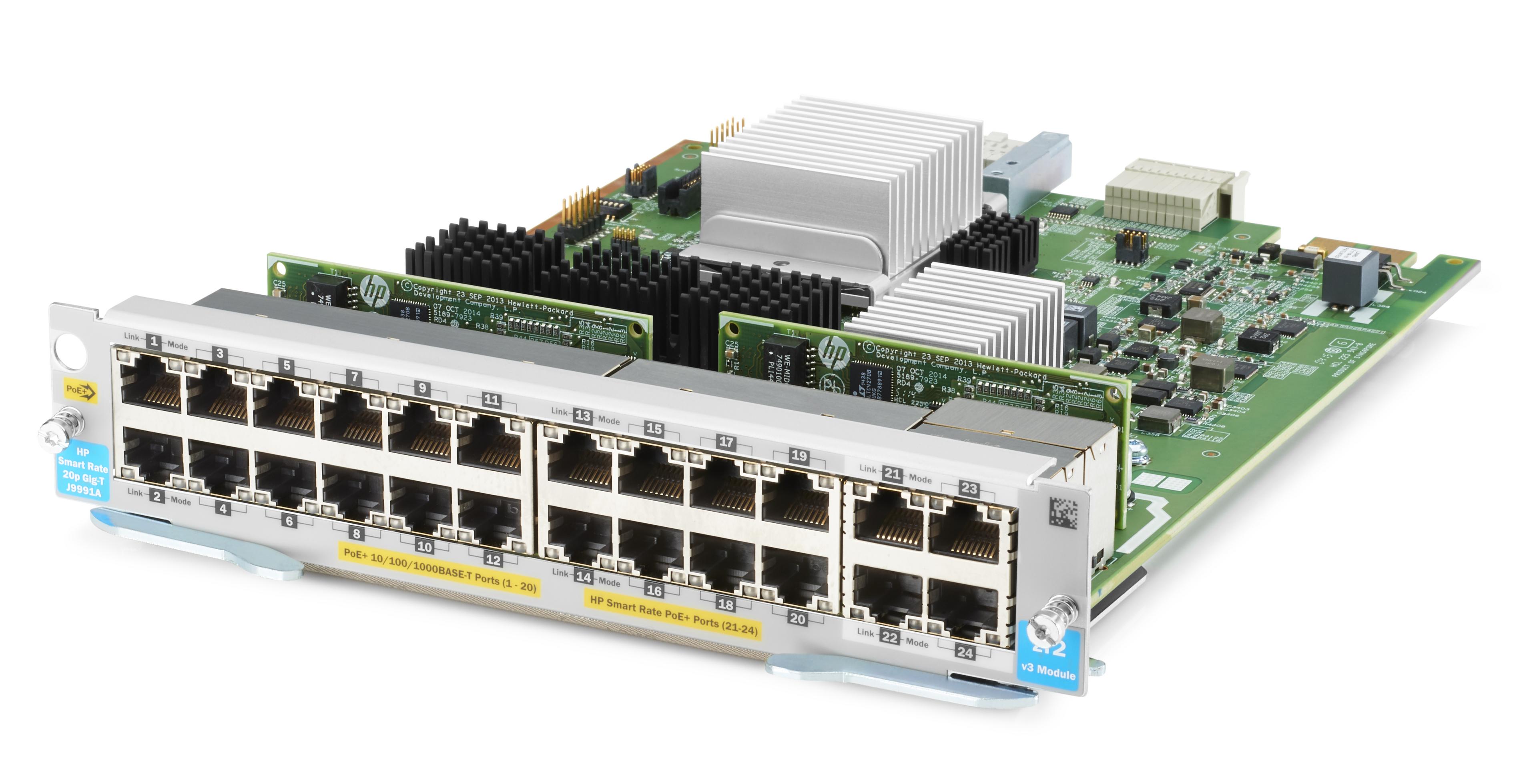 HPE Aruba 20xG P+/4x 10GBaseT v3 zl2 Mdl