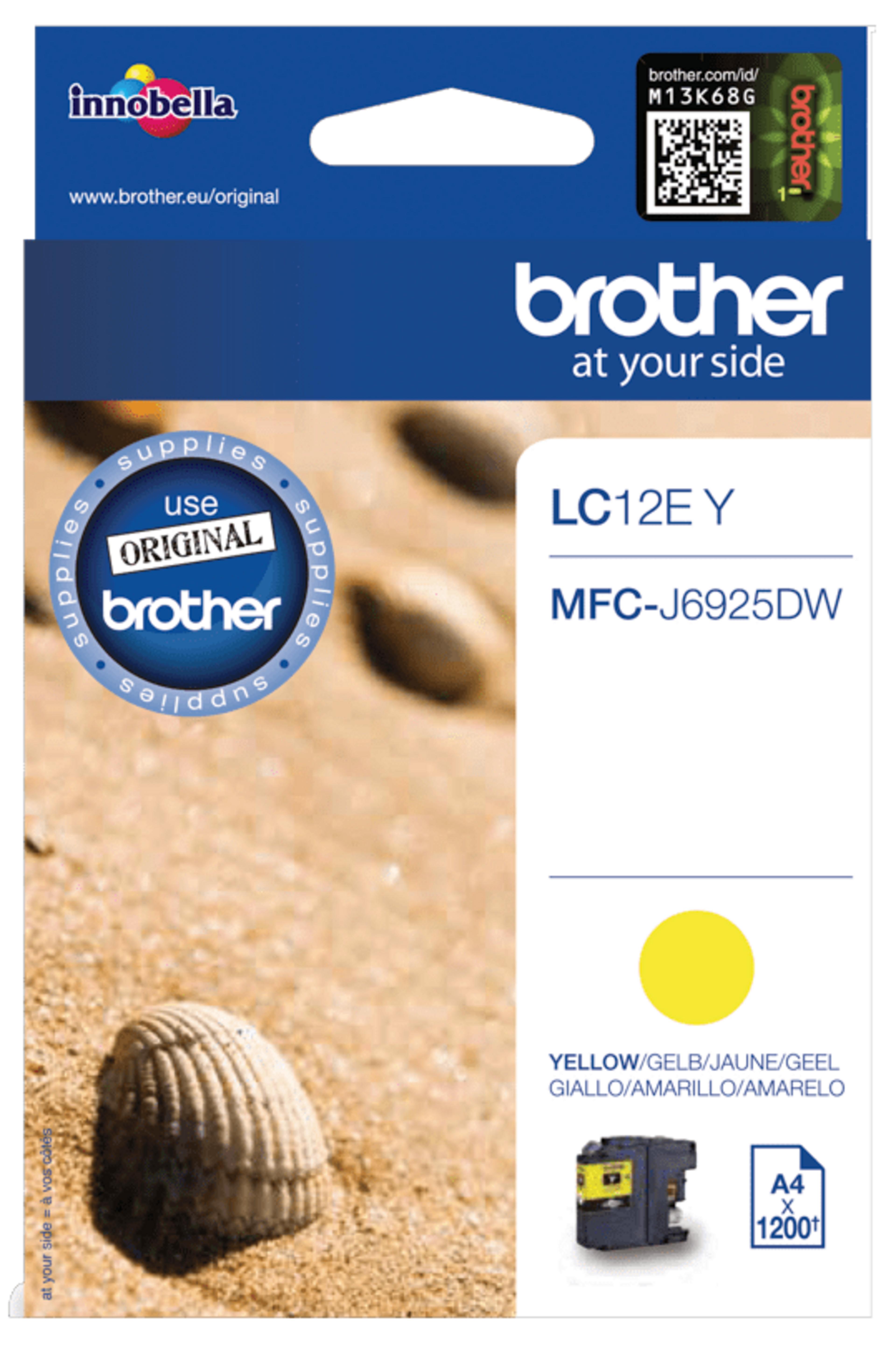 Brother LC-12EY Ink Yellow