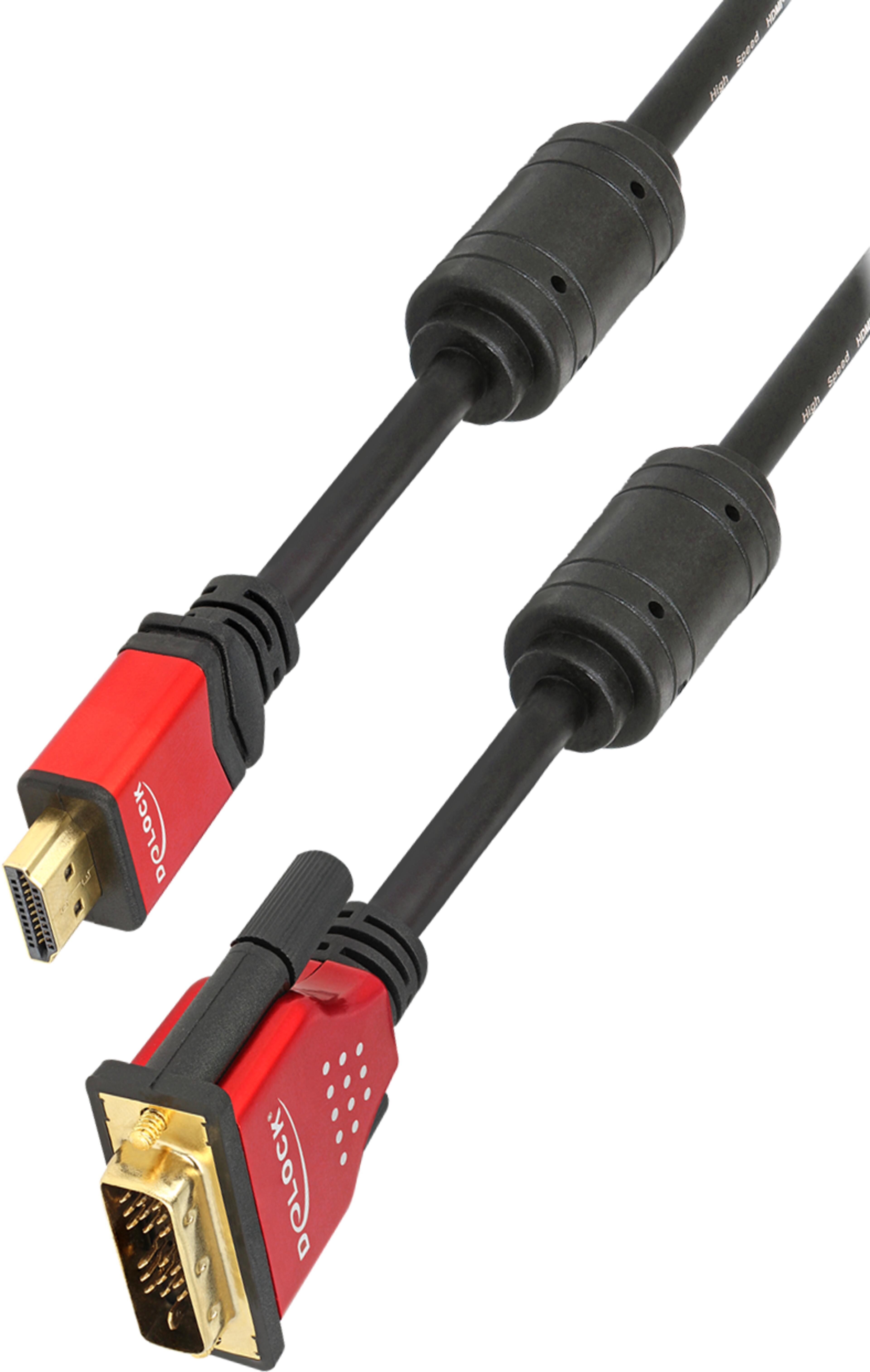 Delock HDMI - DVI-D Kabel 2 m
