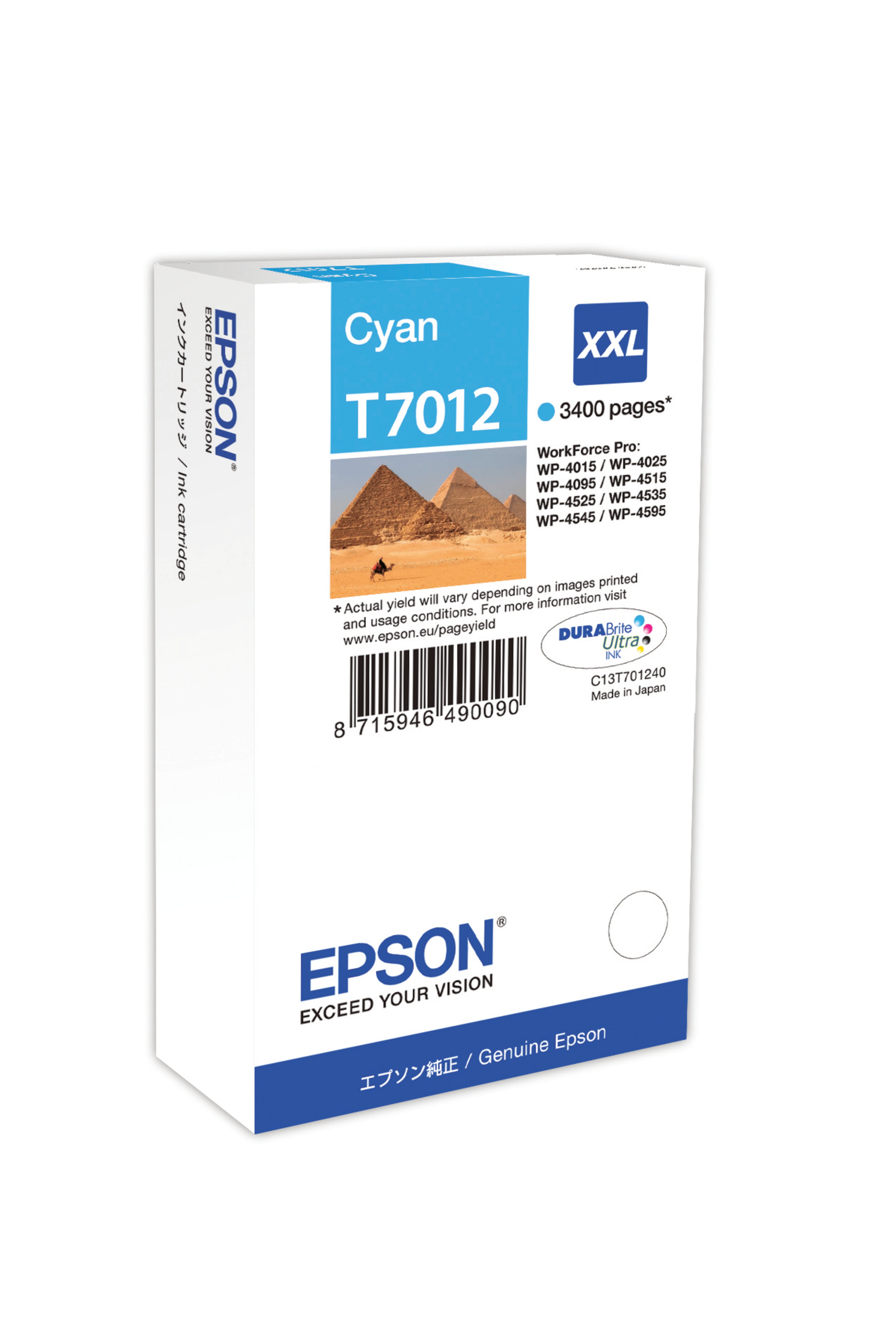 Inchiostro Epson T7012 ciano