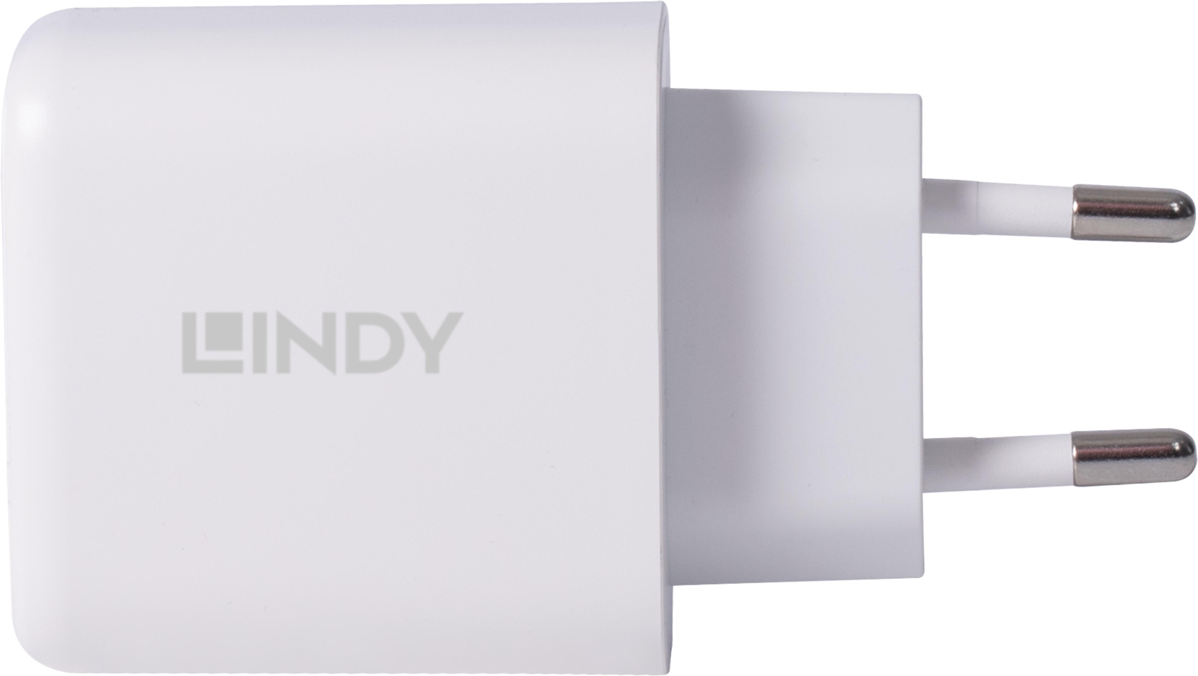 LINDY 30 W USB-C/USB-A Ladeadapter