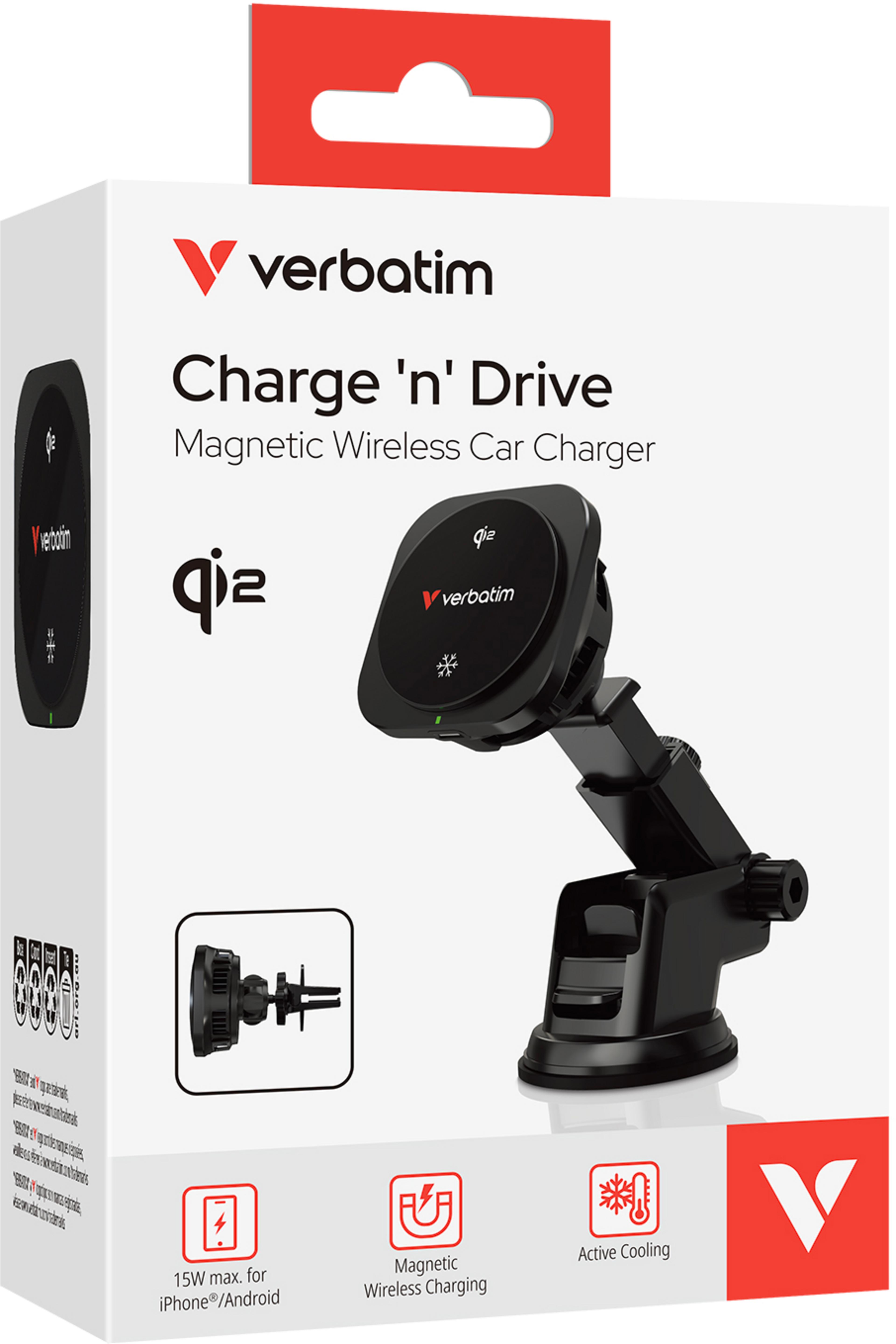 Fixation véhicule Verbatim QI2