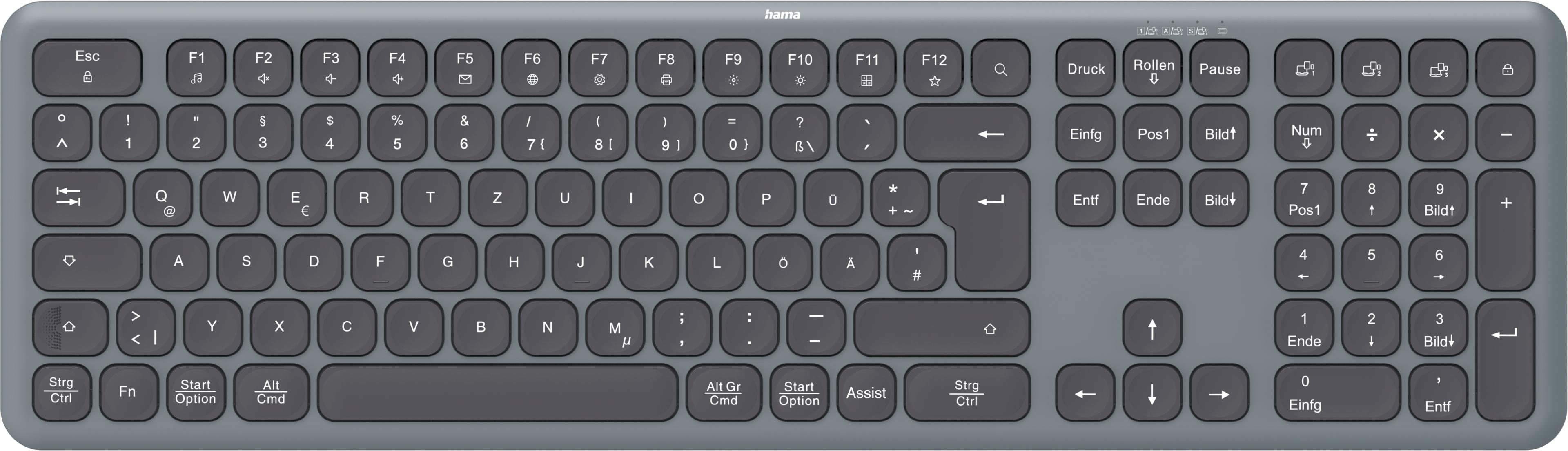 Hama WK-550 Multi-device Keyboard