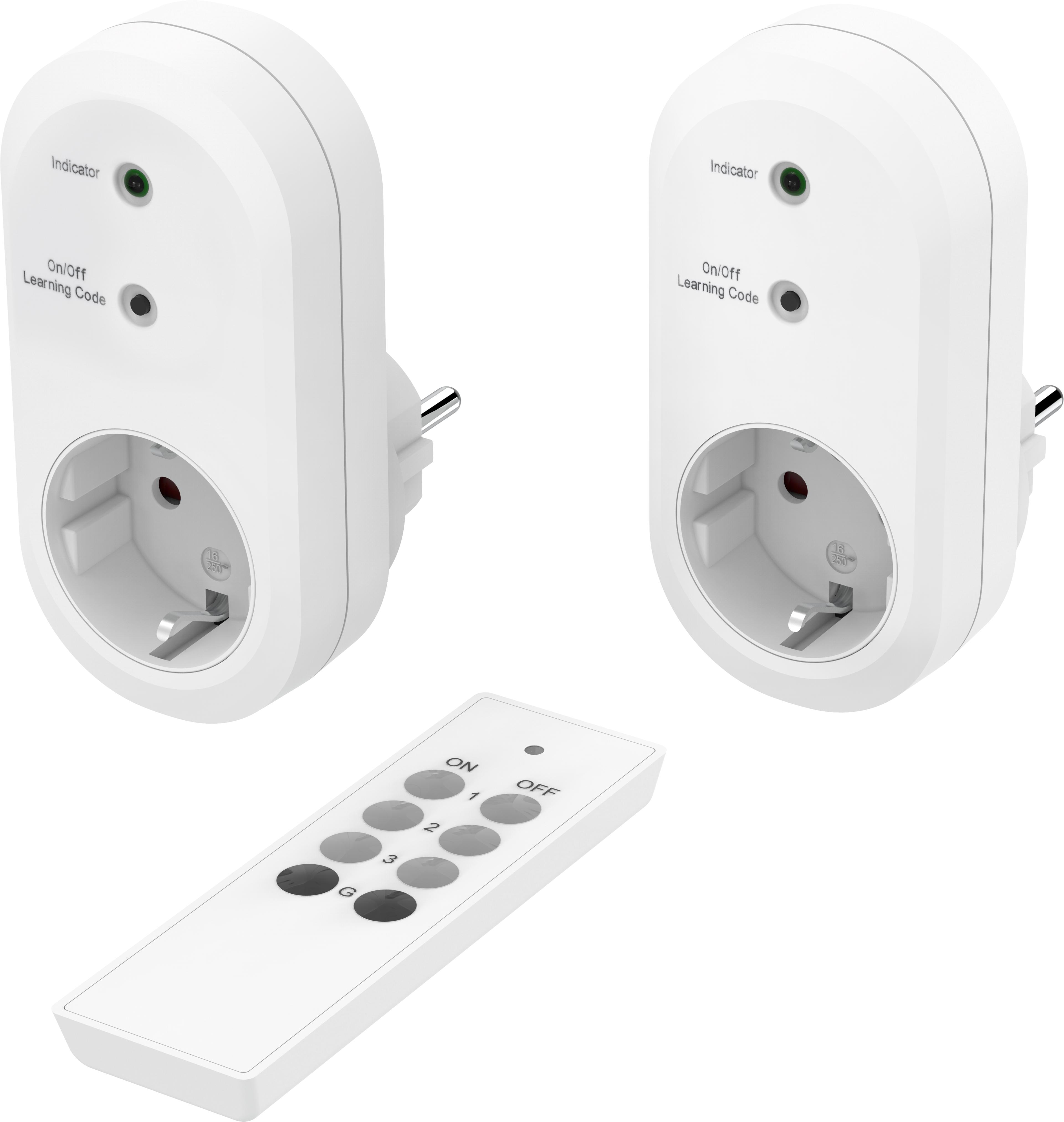 Radio-controlled Socket Set w/ Remote