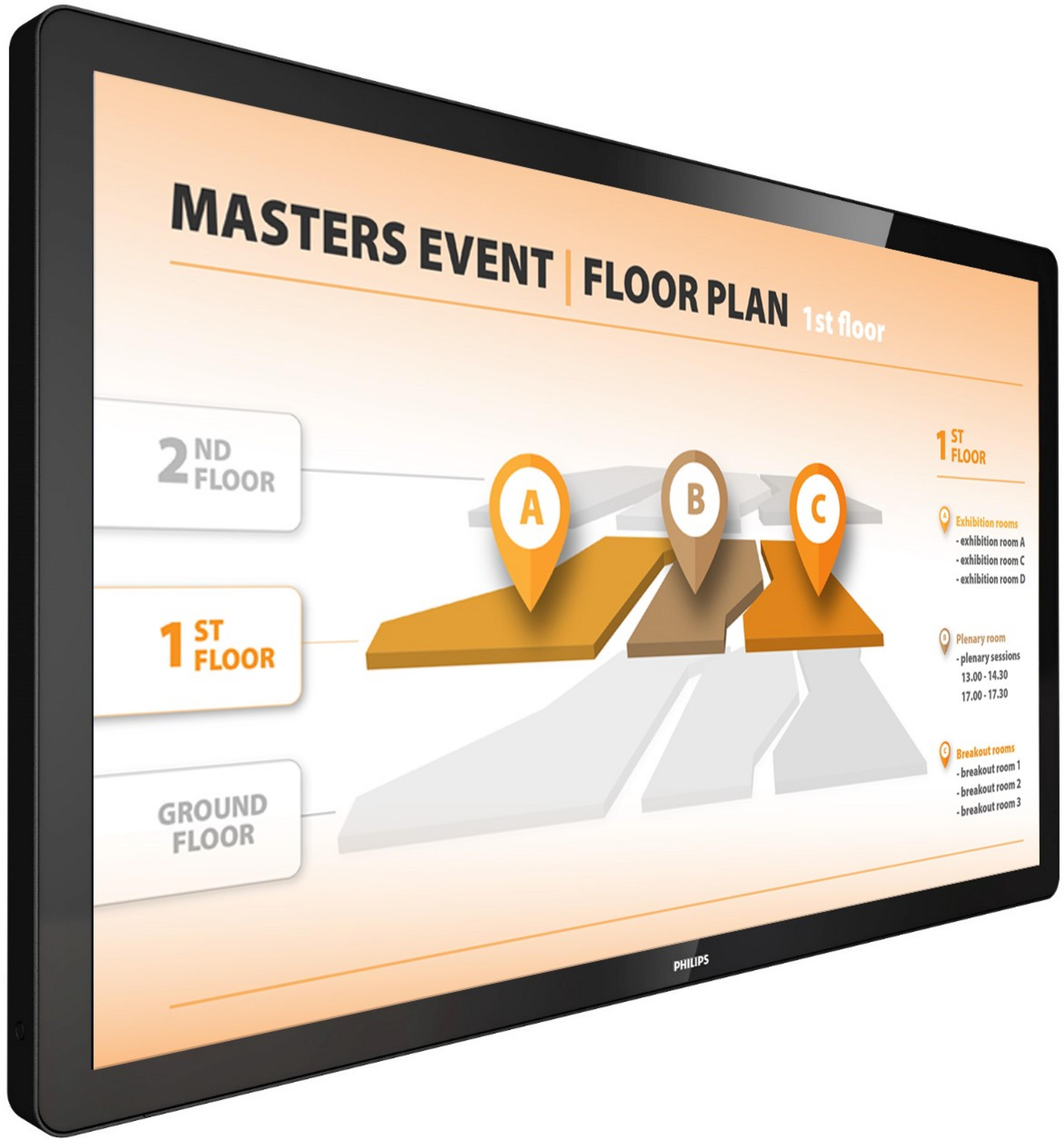Philips 32BDL3651T Touch Display