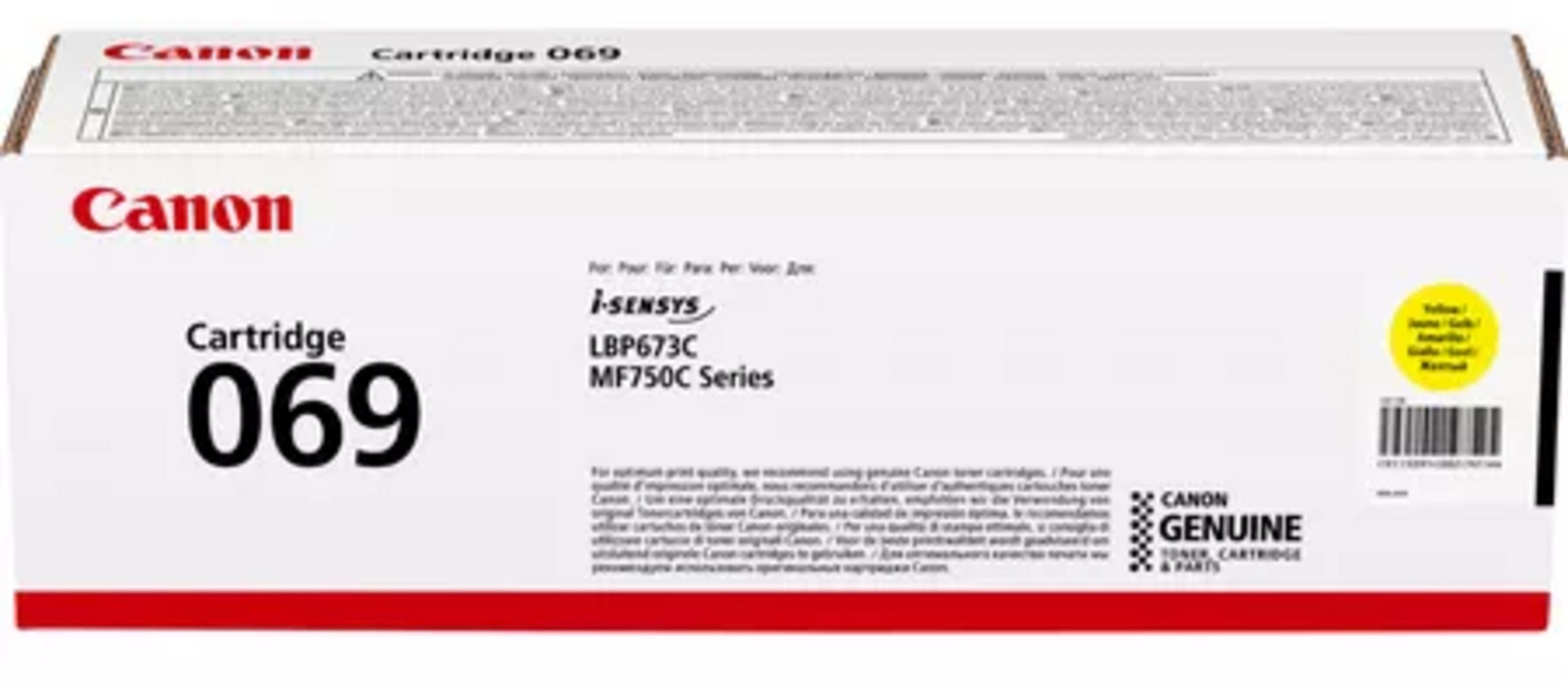 Canon 069H Toner Yellow