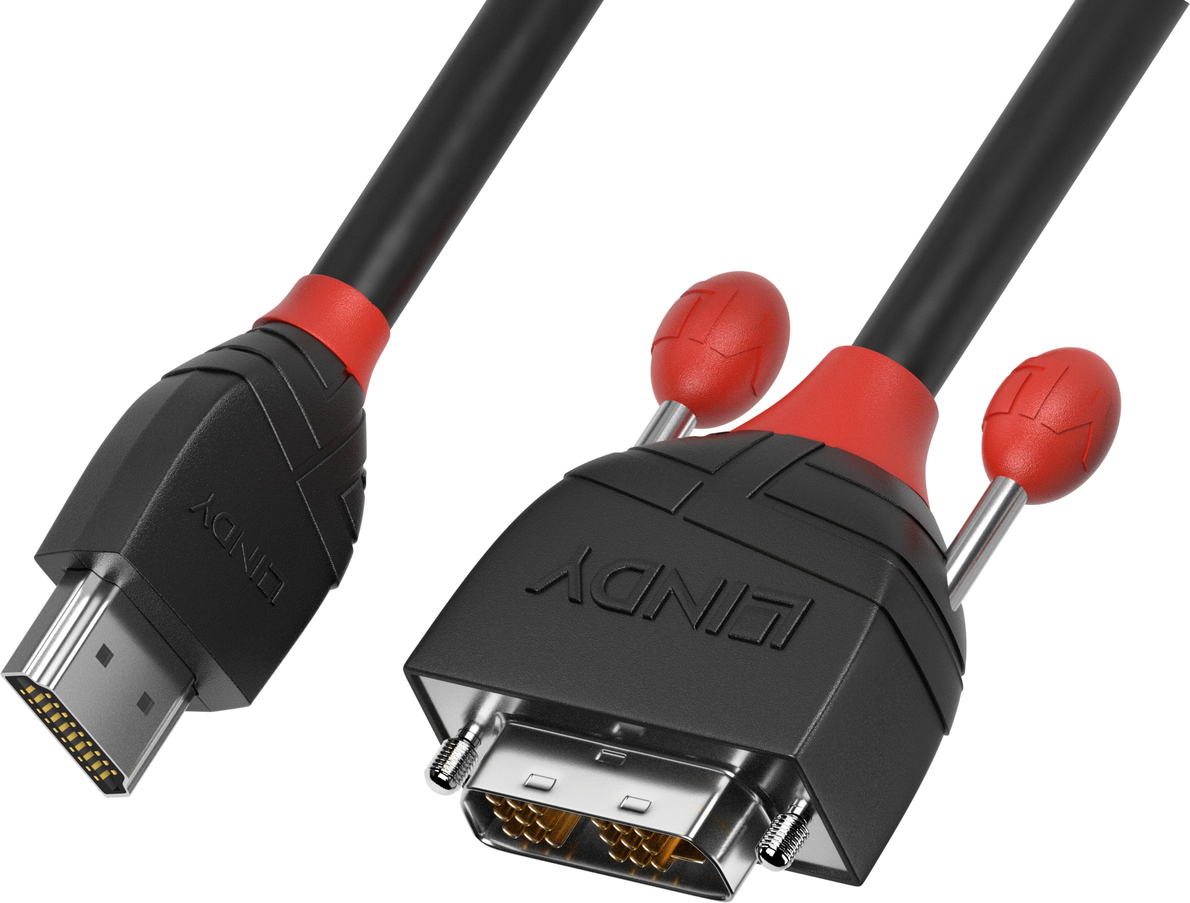 SingleLink DVI-D - HDMI m/m kábel 2 m