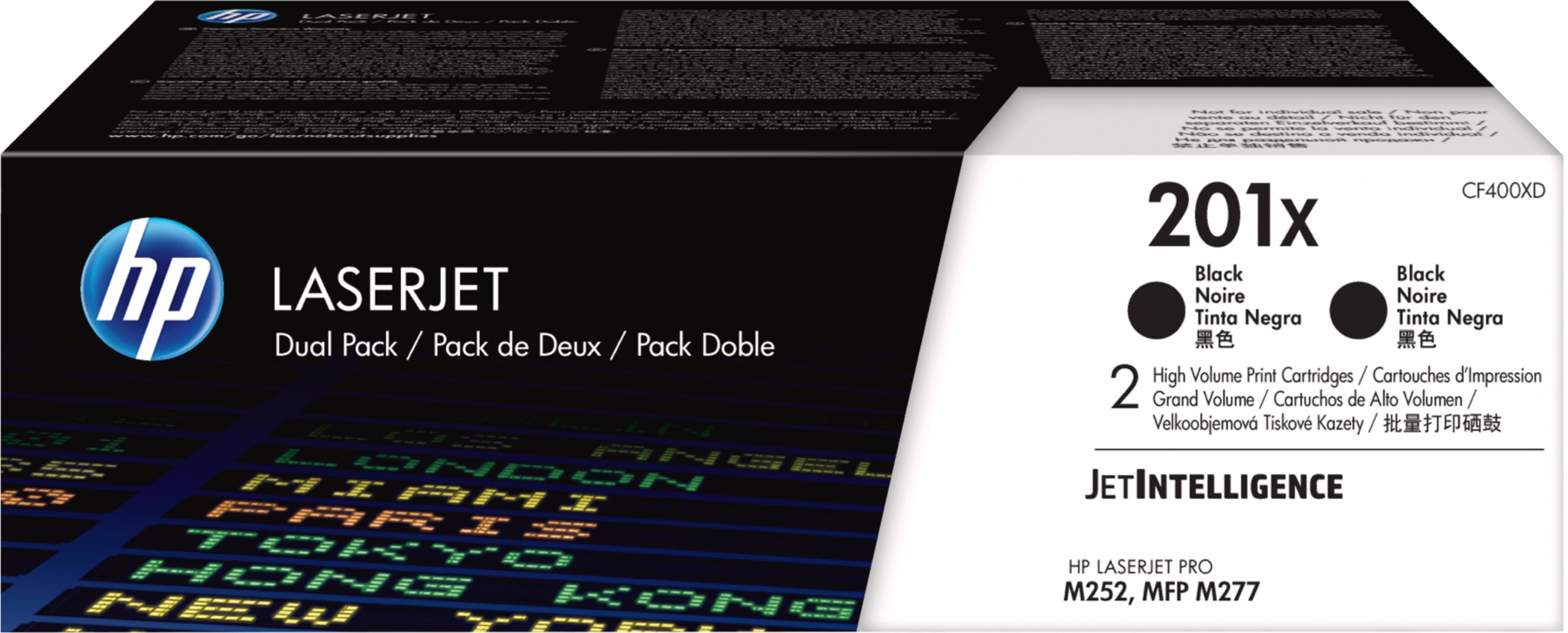 HP 201X Toner schwarz 2-Pack