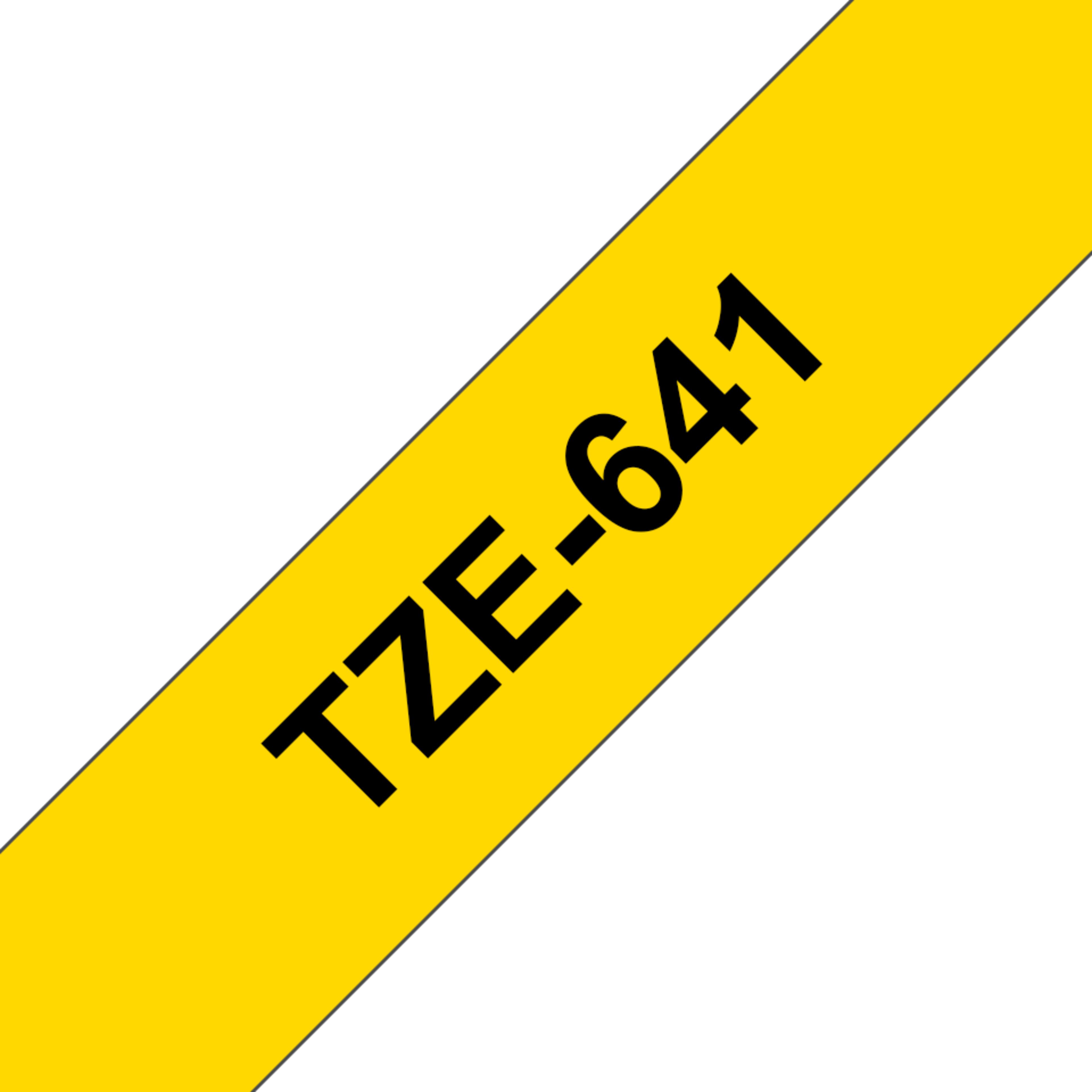 Ruban encr Brother TZe-641 18mmx8m jaune