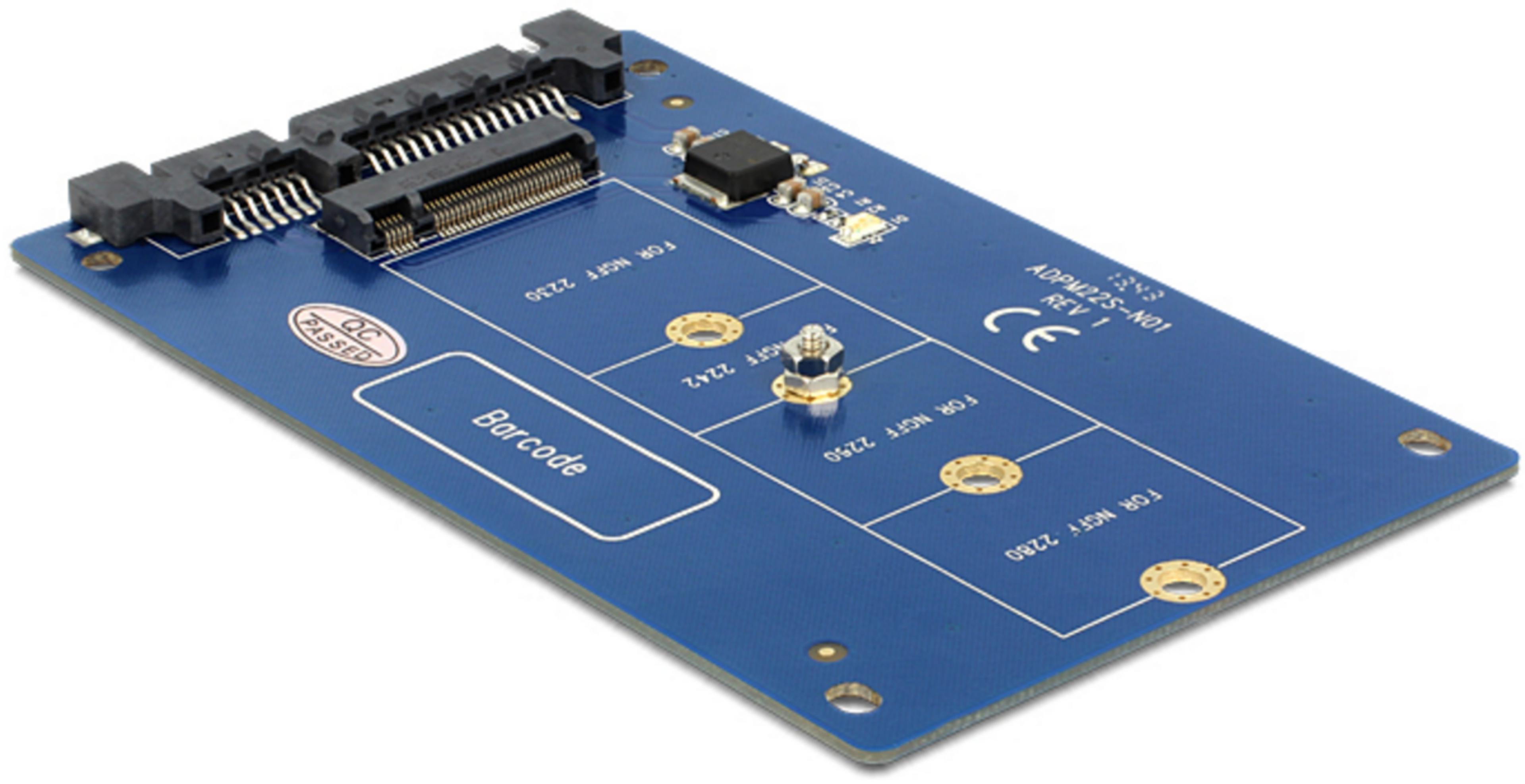 DeLock SATA 22-Pin > M.2 NGFF Converter