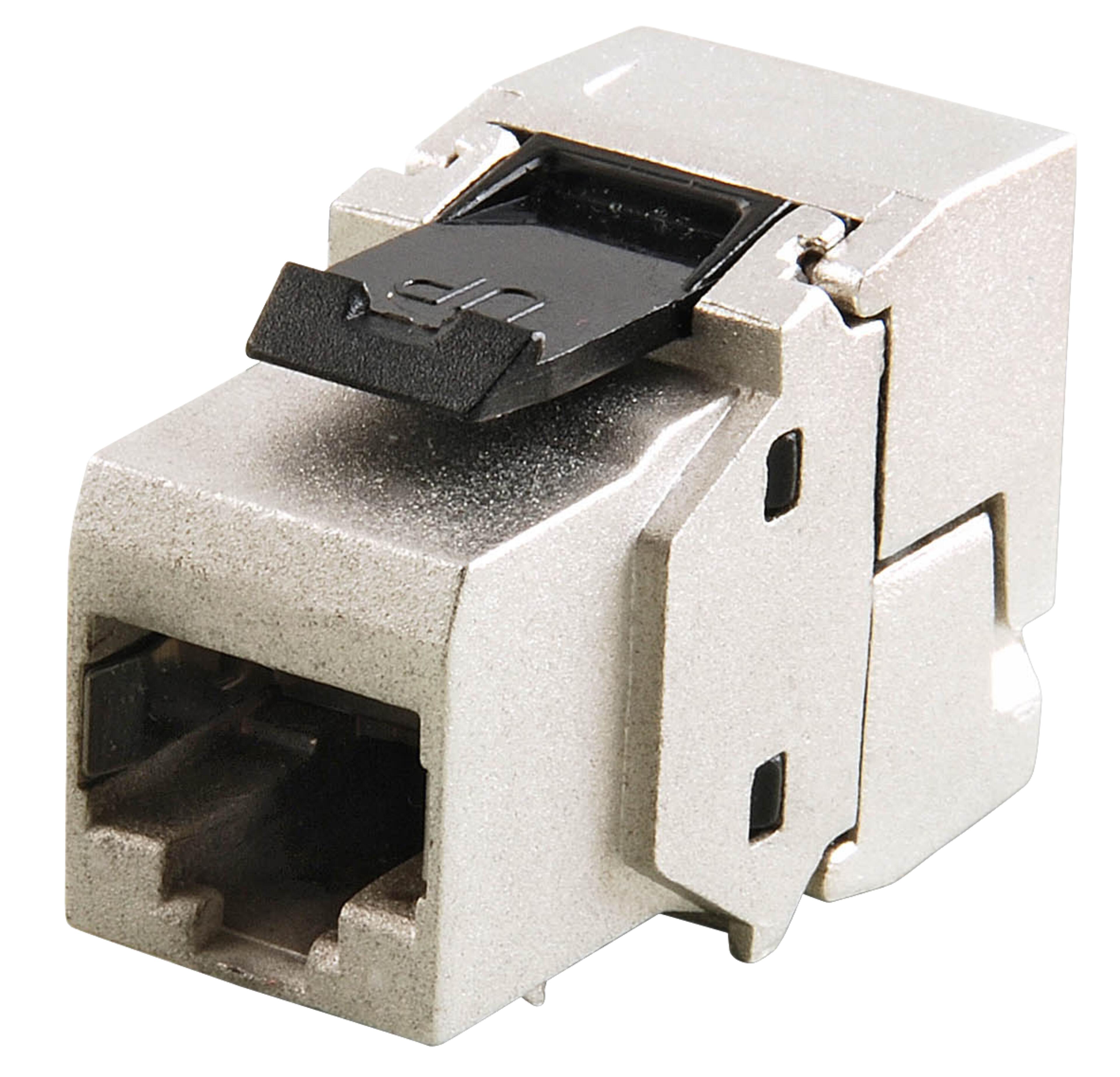 Keystone Jack 1x RJ45 STP Cat6a