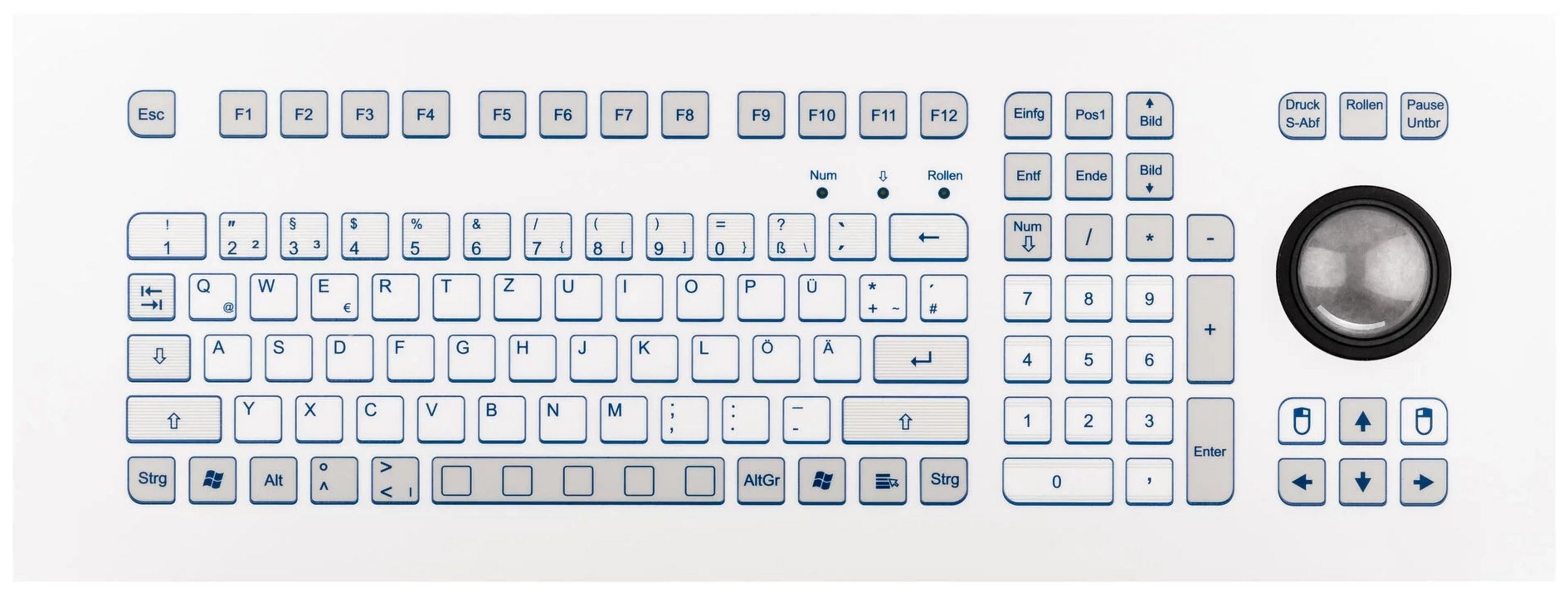GETT InduDur Panel Membrane Keyb. Trackb