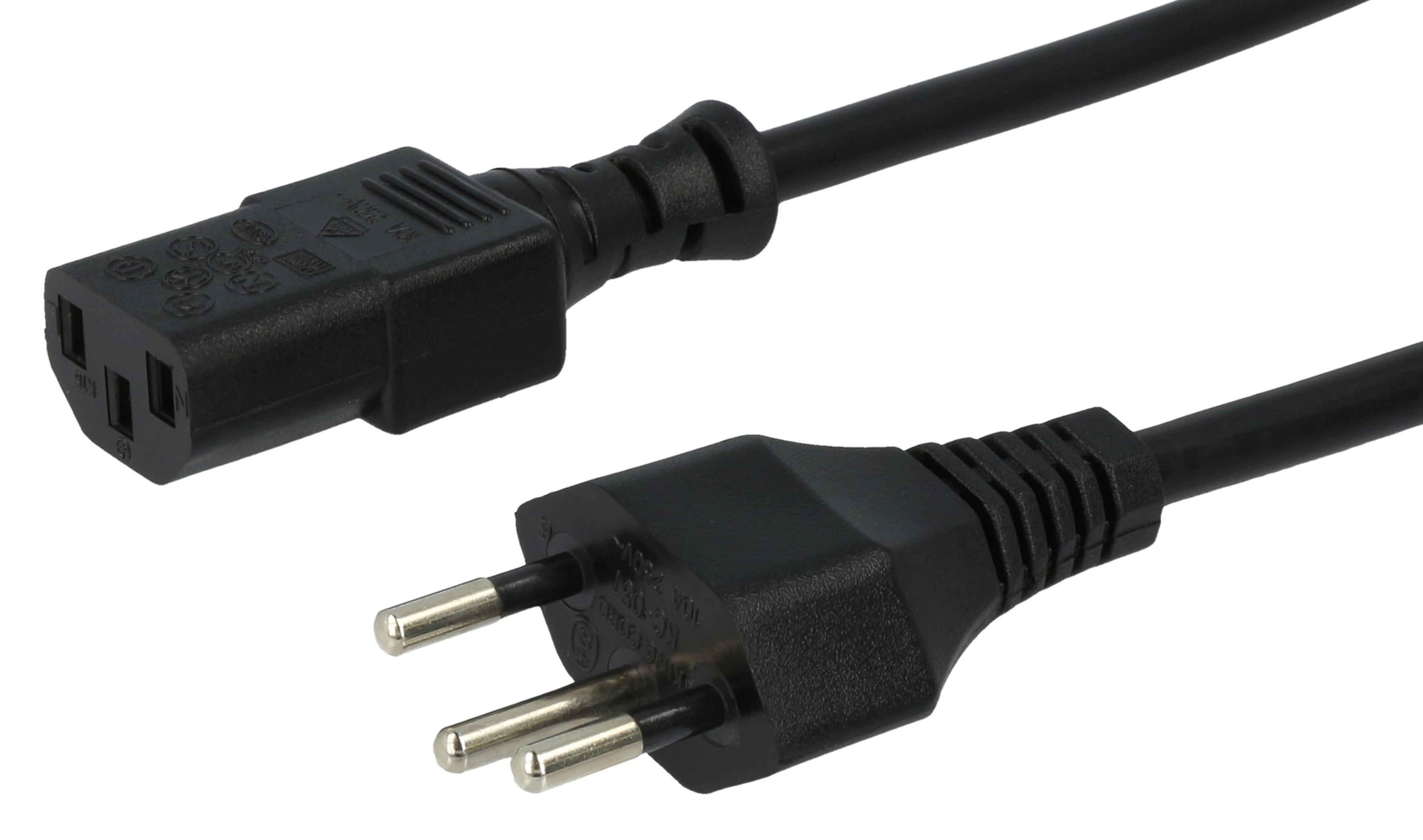 Power Cable T12/m - C13 2m Black