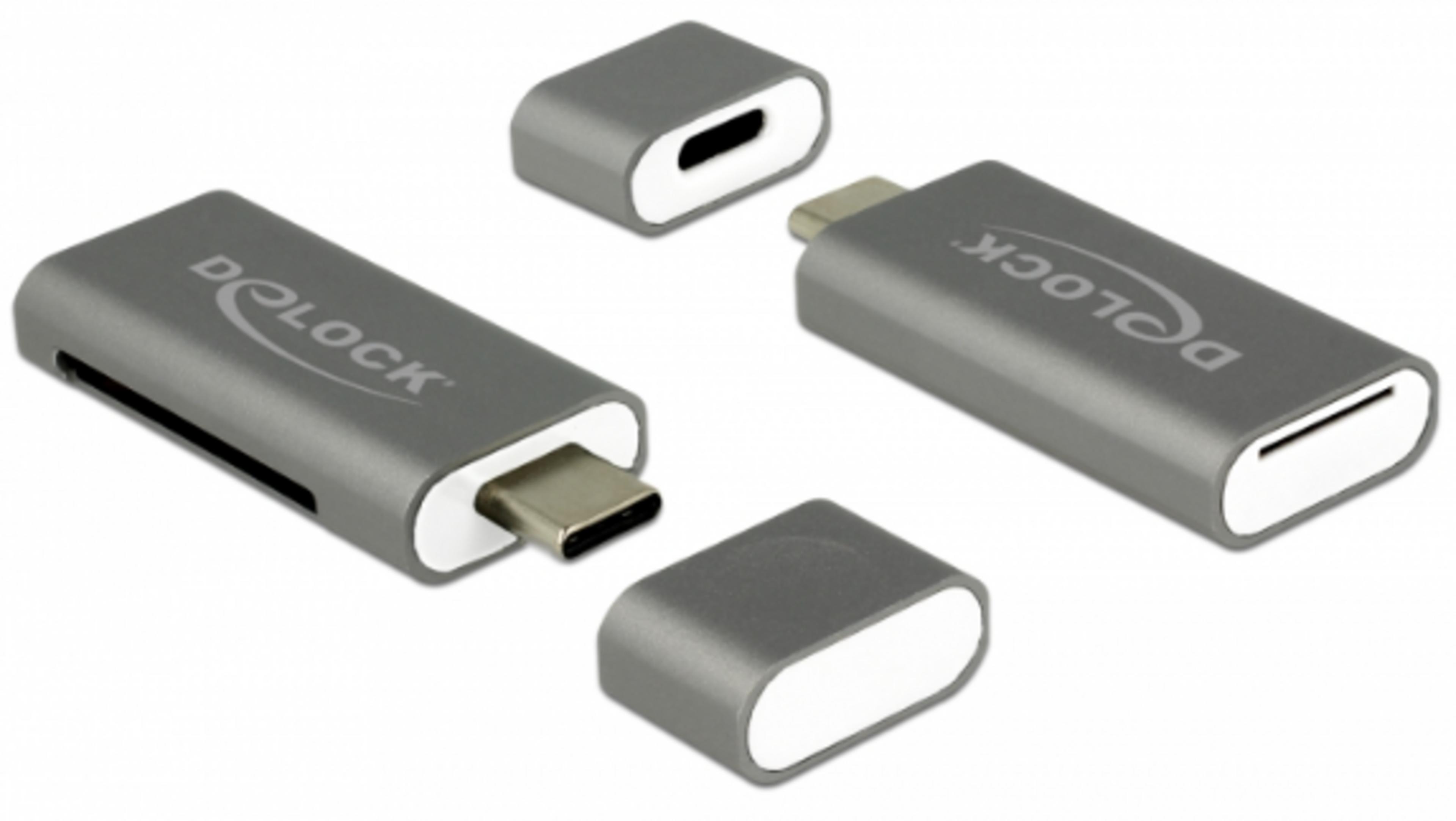 Delock USB 3.1 Type-C 2-slot Card Reader
