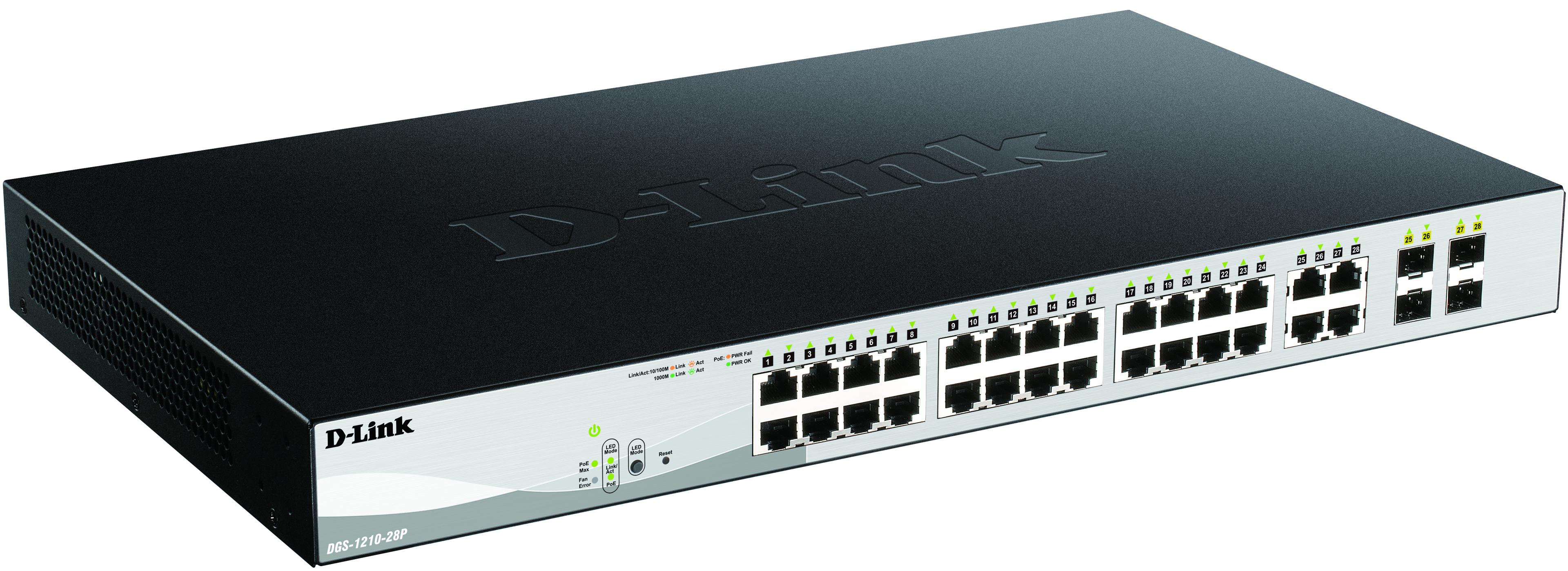 D-Link DGS-1210-28P PoE Switch