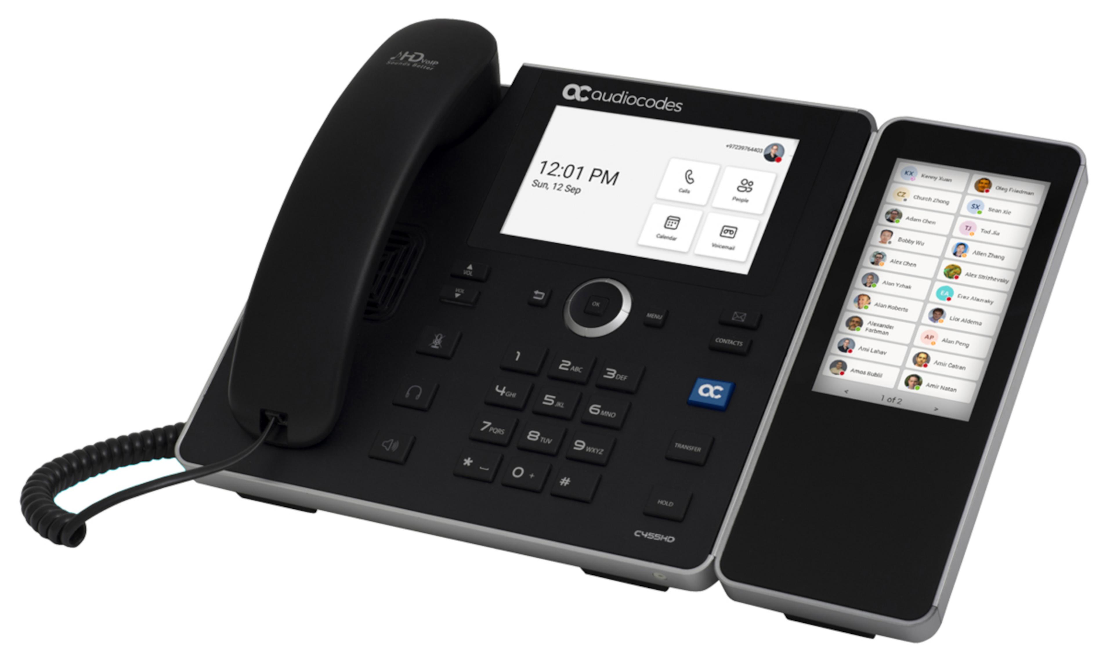 Teléfono AudioCodes C455HD Teams PoE