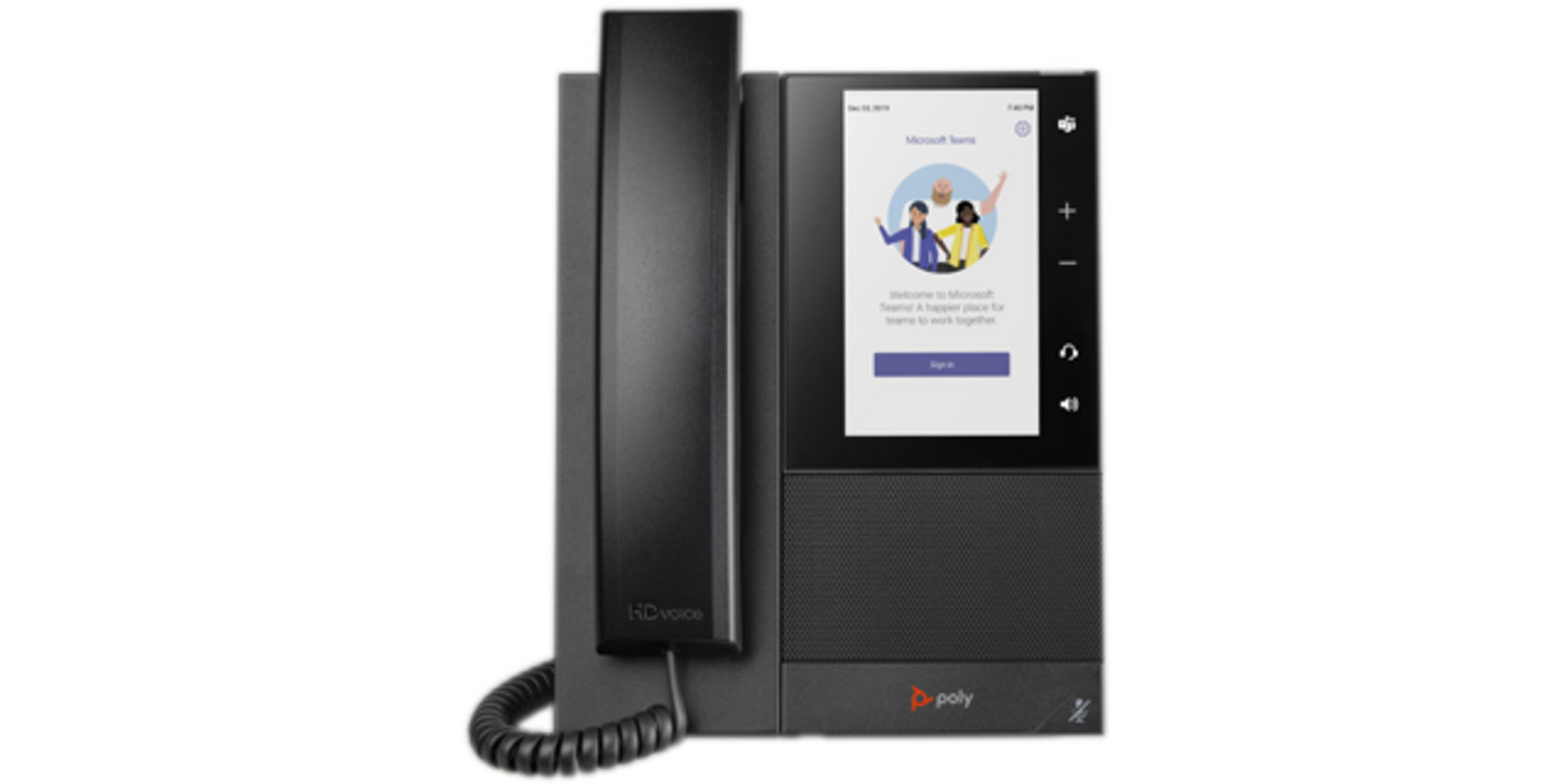 Combiné téléphone desktop Poly CCX 500