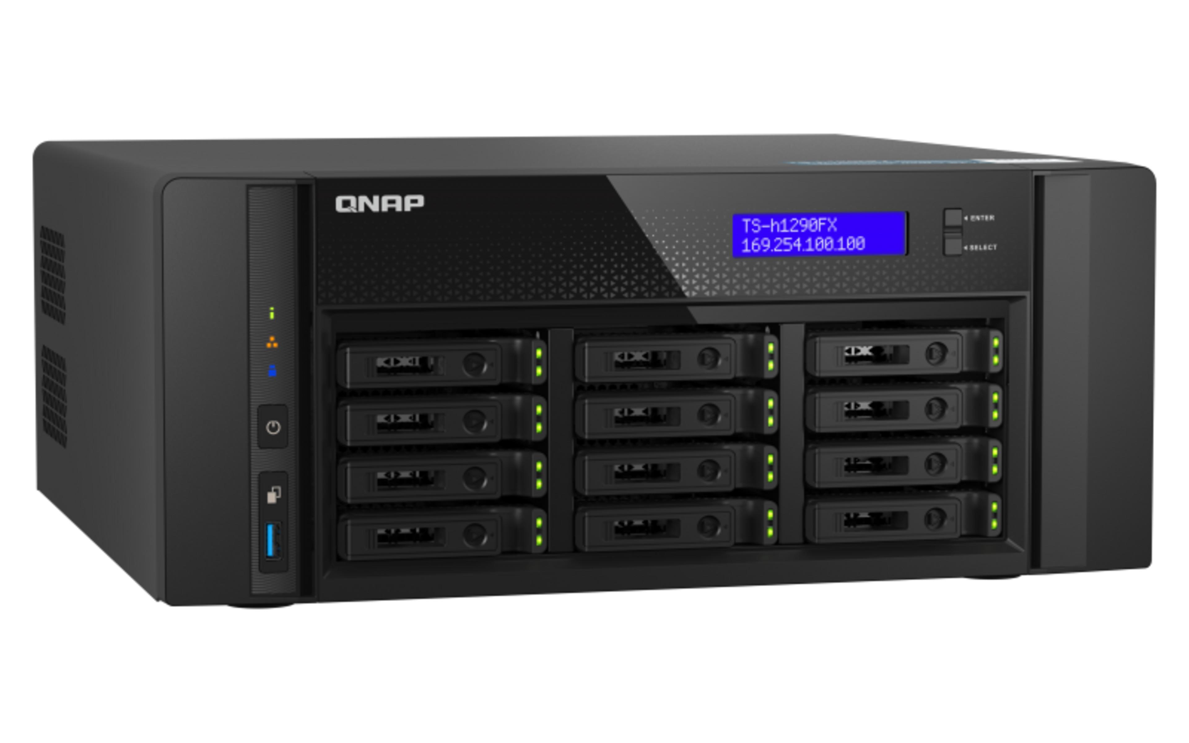 QNAP TS-h1290FX 128GB 12-bay NAS