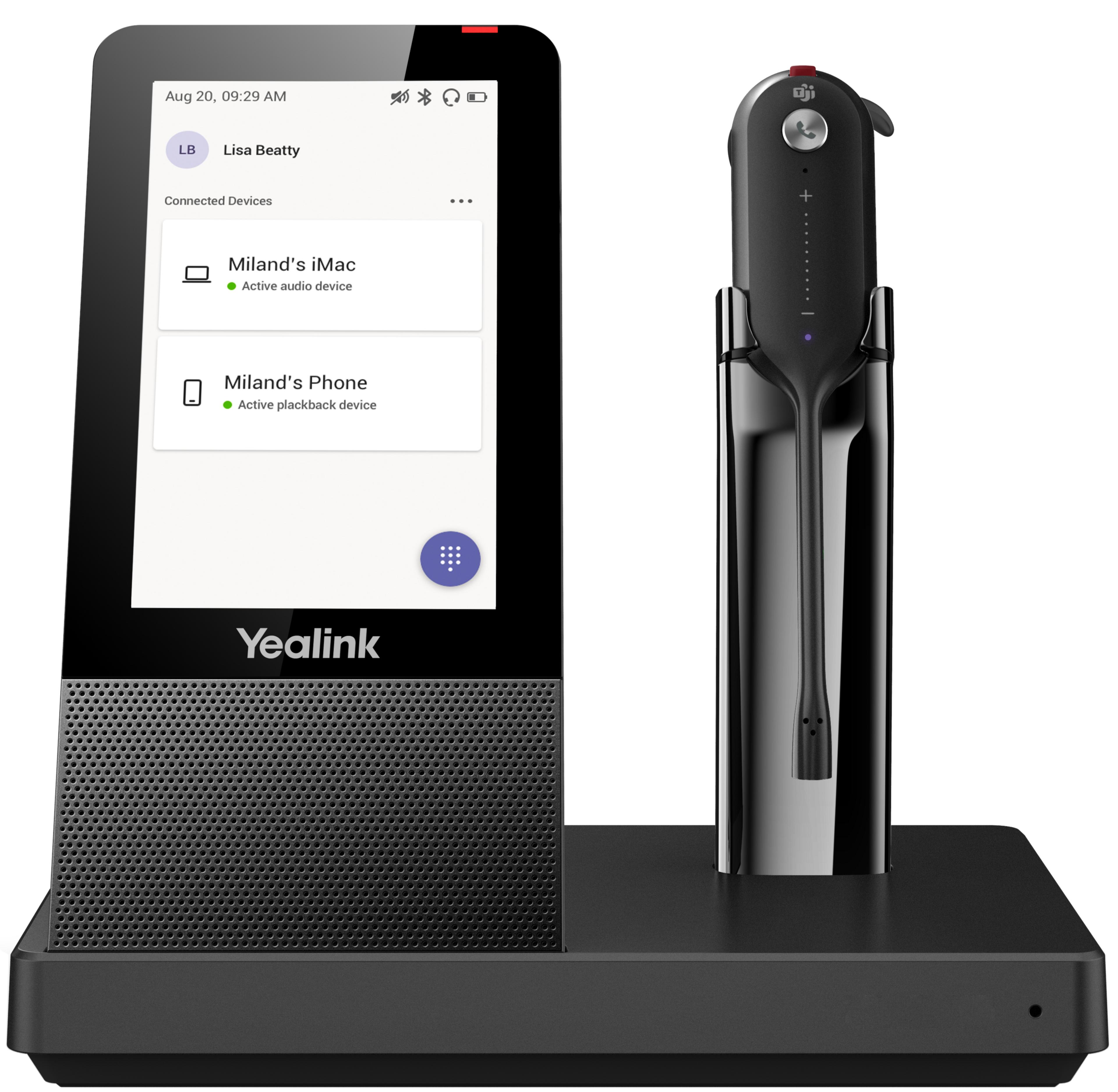 Yealink Zestaw słuch. WH67 Teams DECT