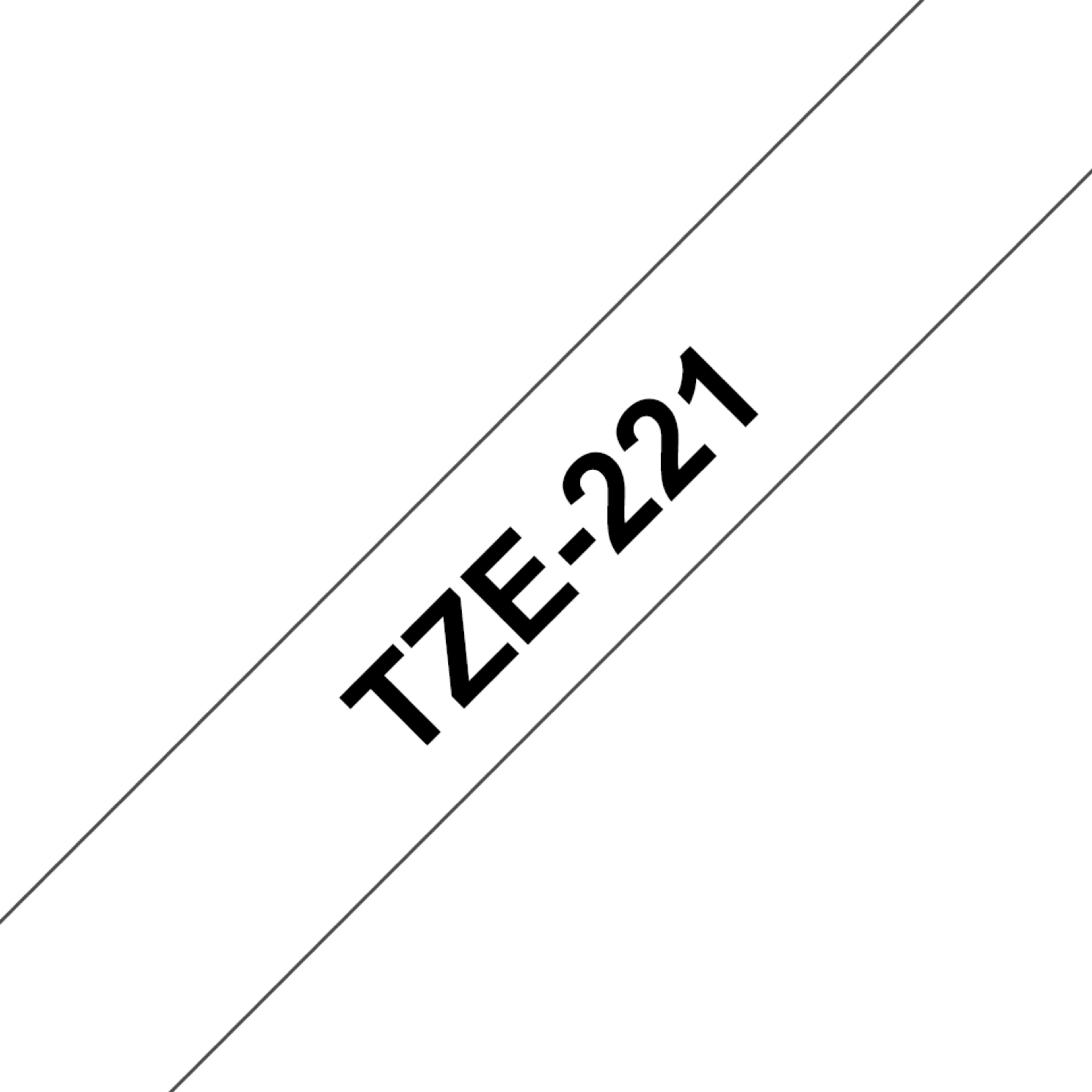 Brother TZe-221 9mmx8m Label Tape White