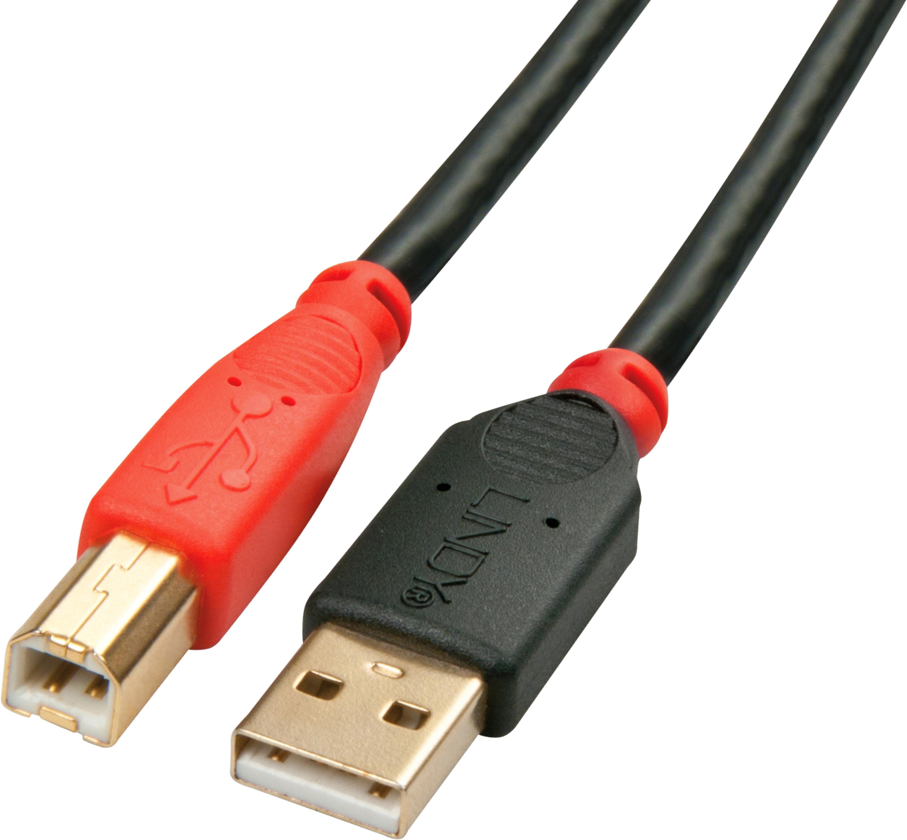 LINDY USB-A to USB-B Cable Active 15m