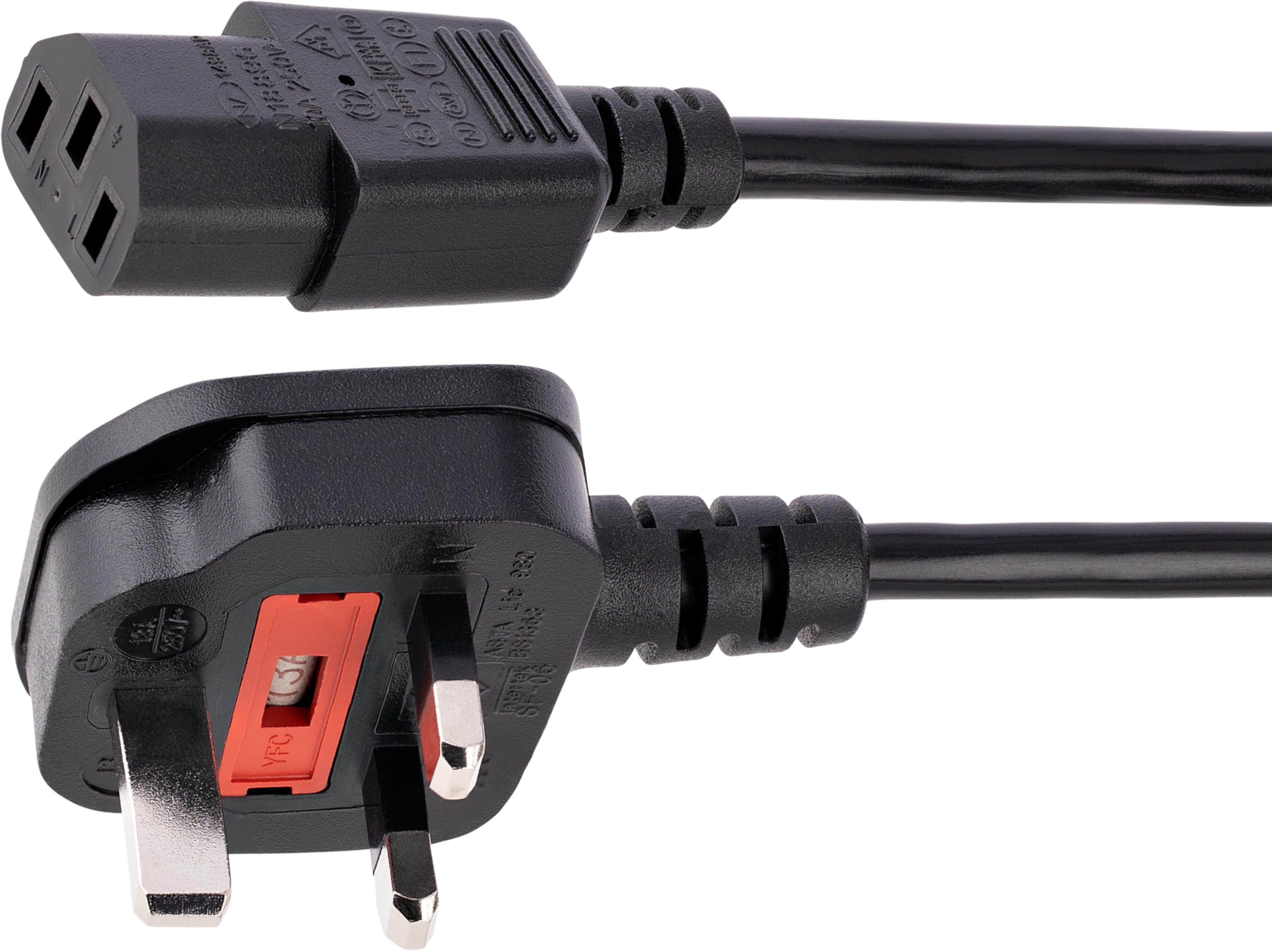 Power Cable Local/m - C13 1m Black