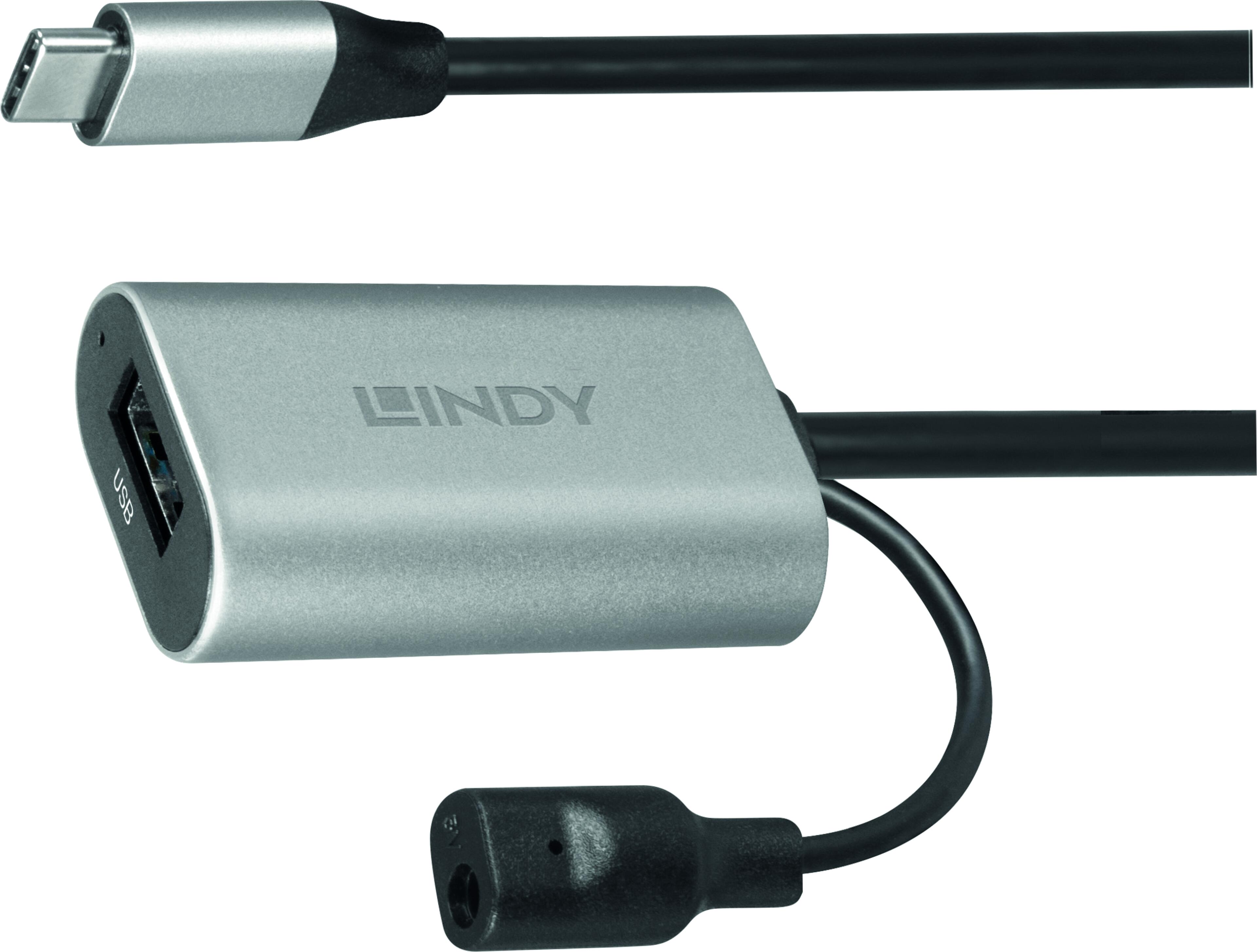 LINDY Przedłużacz USB C - A aktyw. 5 m